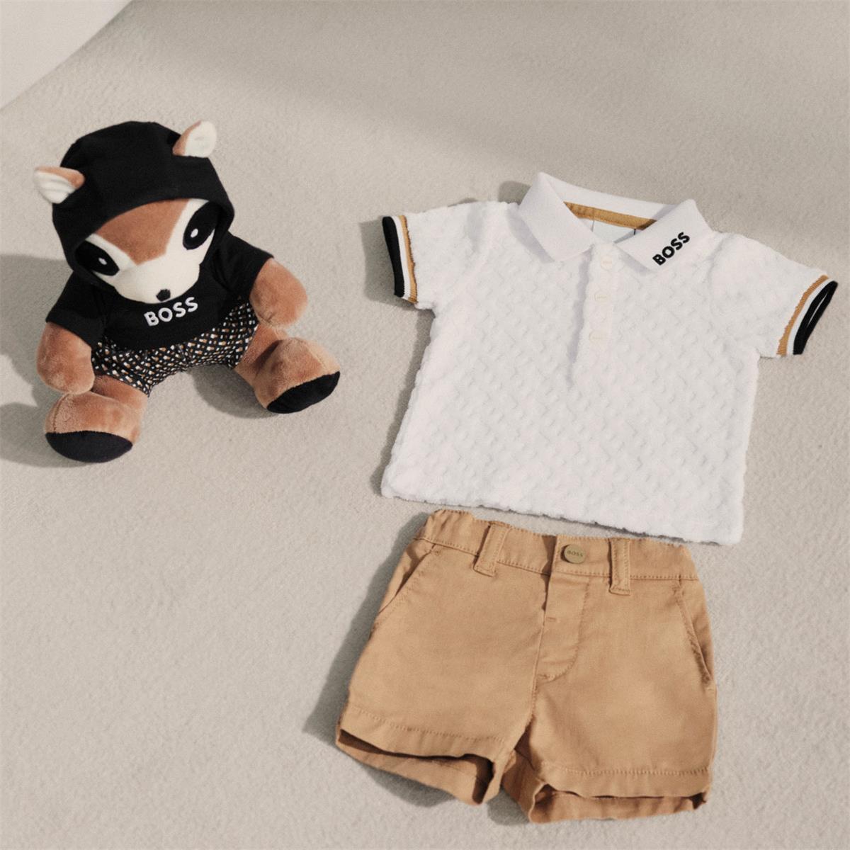 Baby Boys White Cotton Set