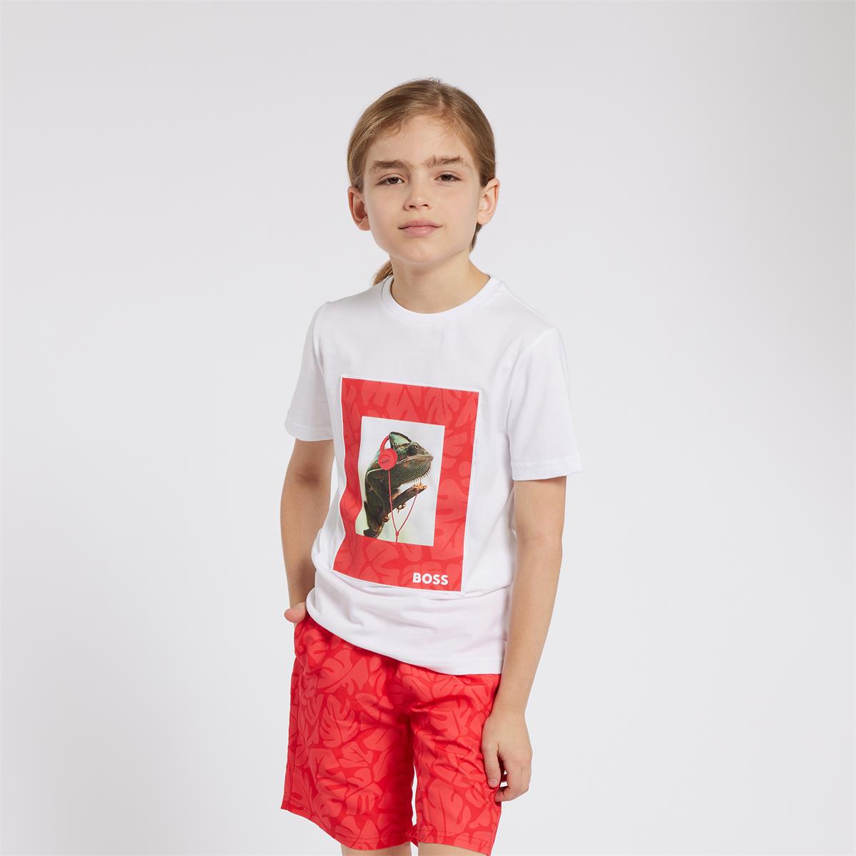 Boys White T-Shirt