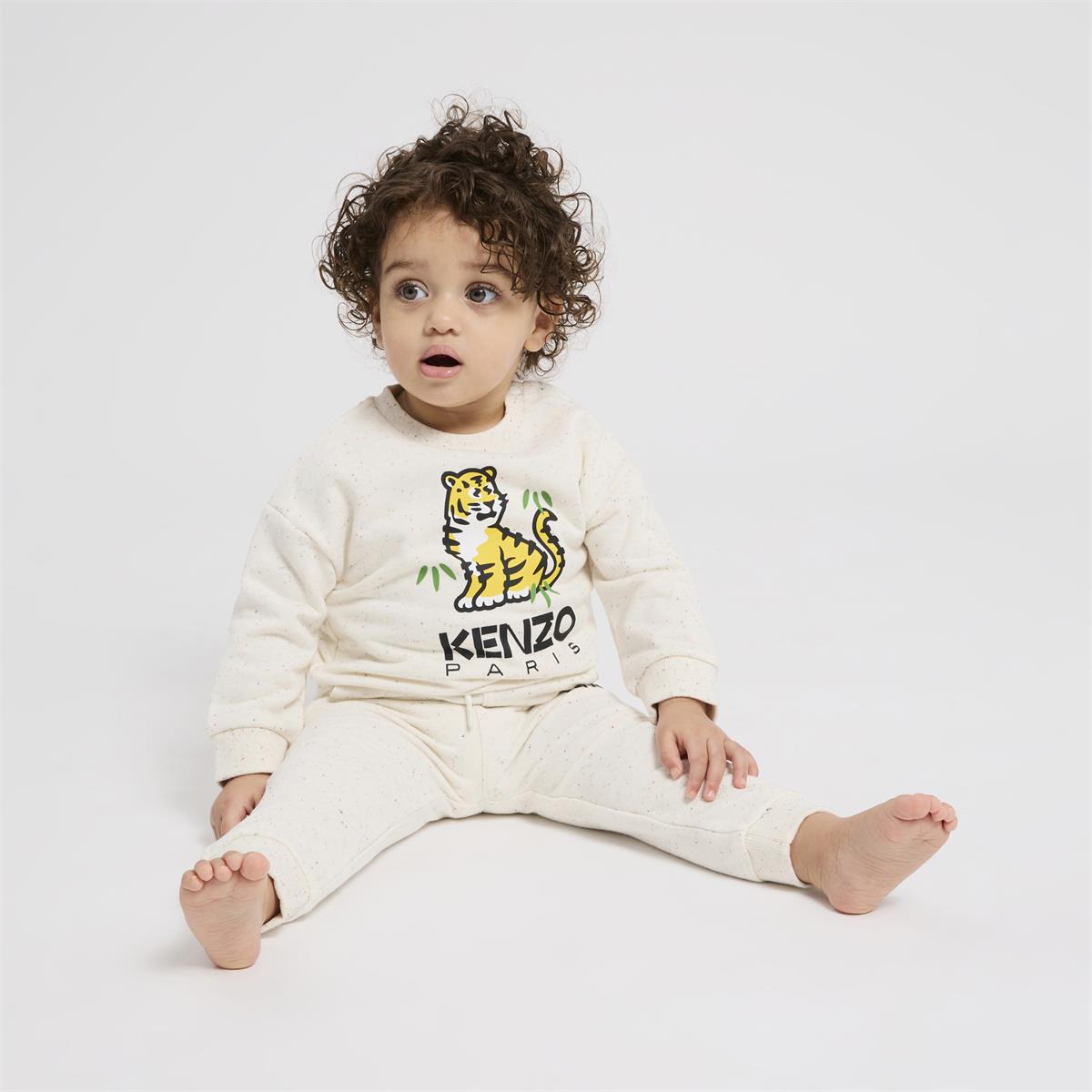 Baby Boys & Girls Beige Cotton Set