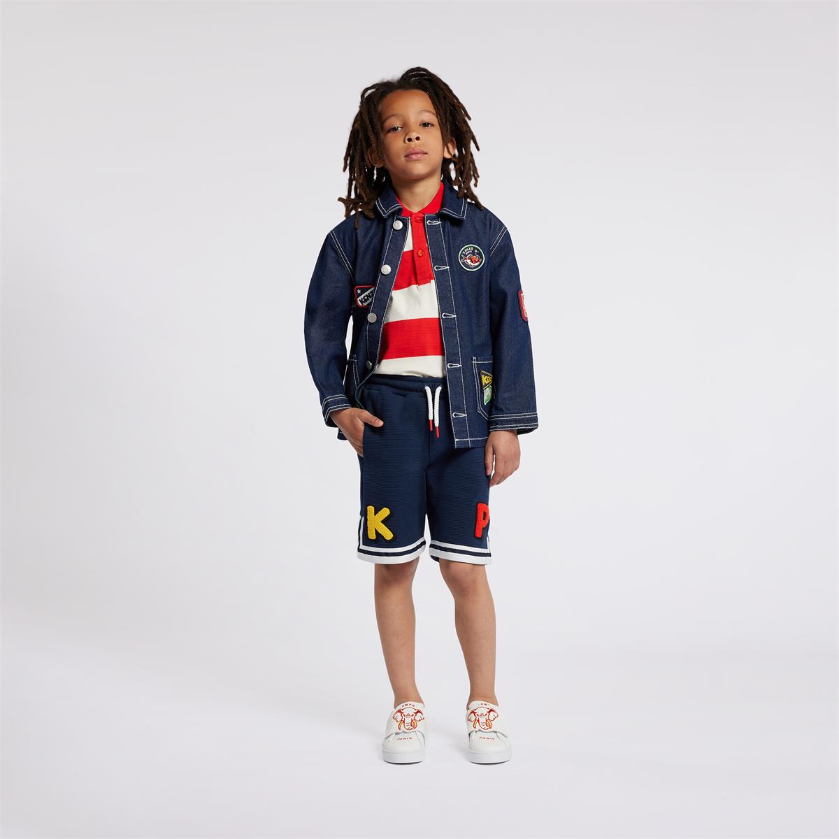 Boys Navy Denim Jacket