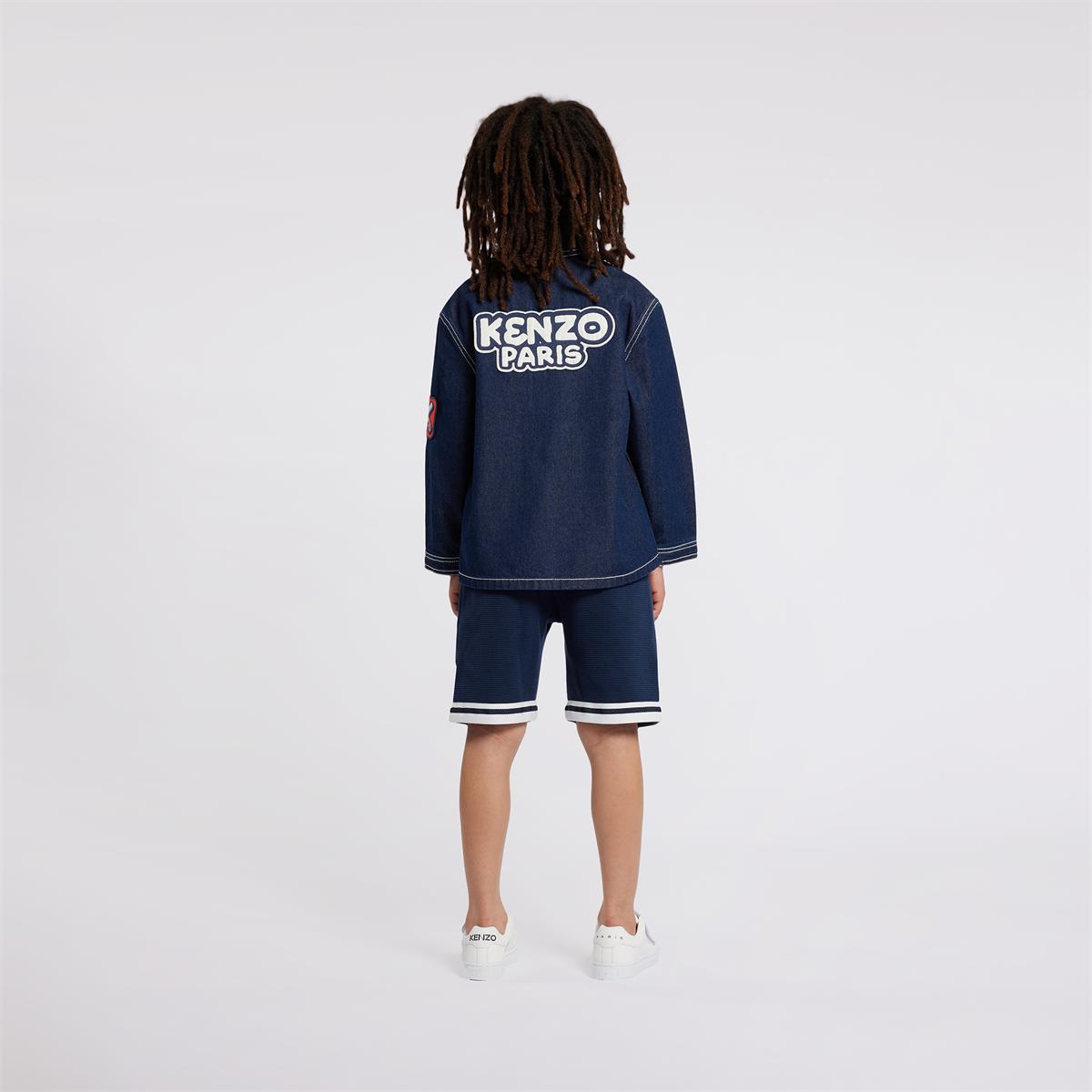 Boys Navy Denim Jacket
