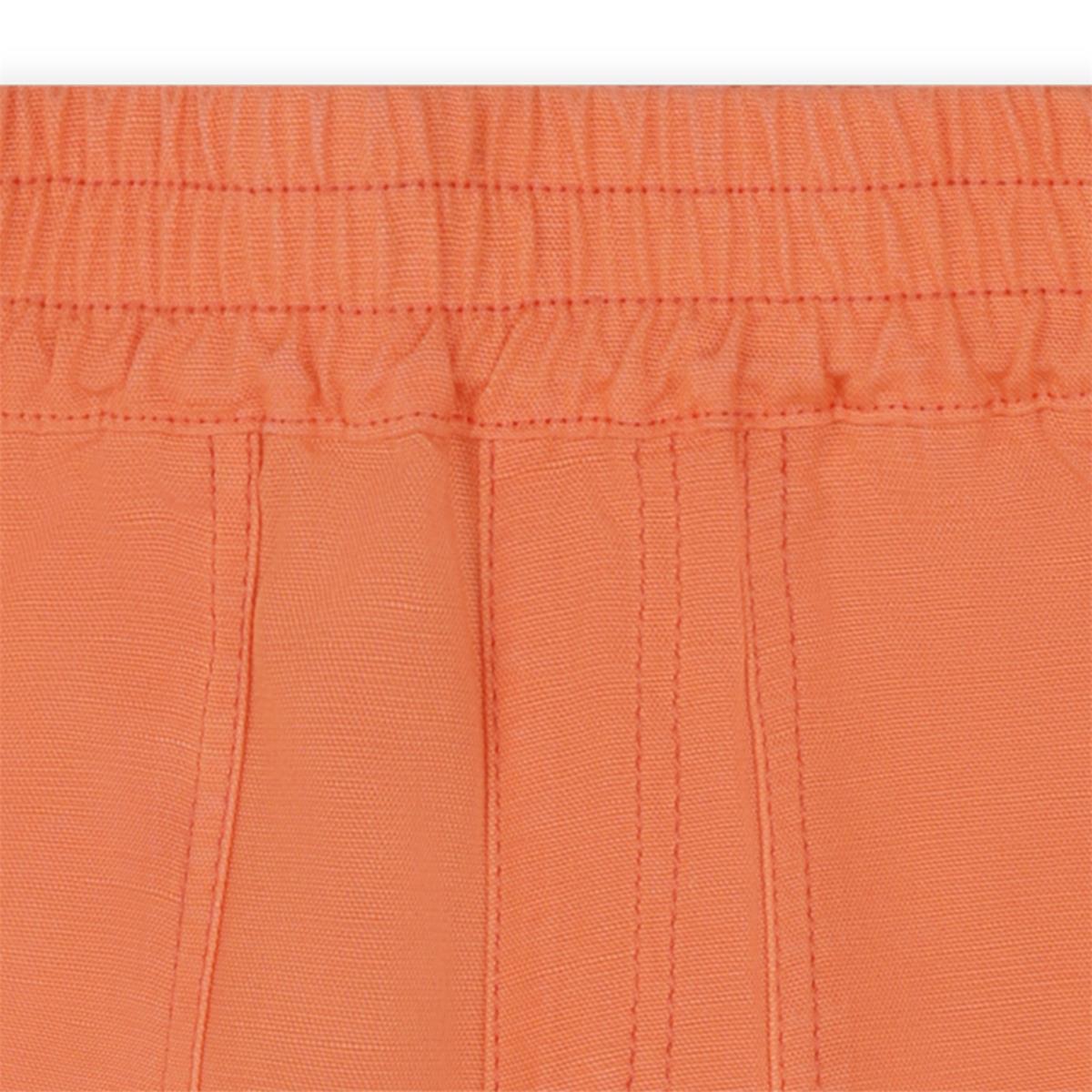 Boys & Girls Orange Cotton Shorts