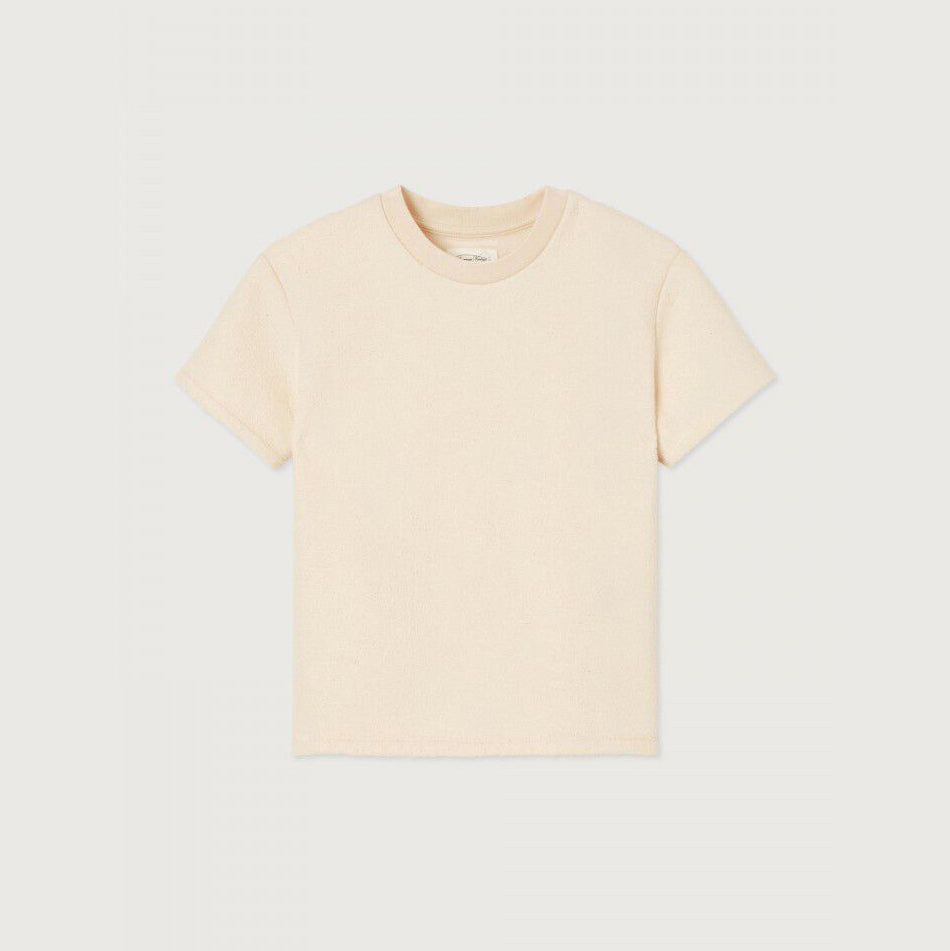 Boys & Girls White Cotton T-Shirt