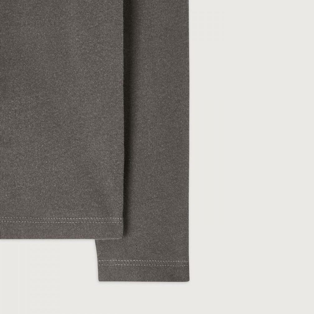 Boys & Girls Dark Grey Cotton T-Shirt