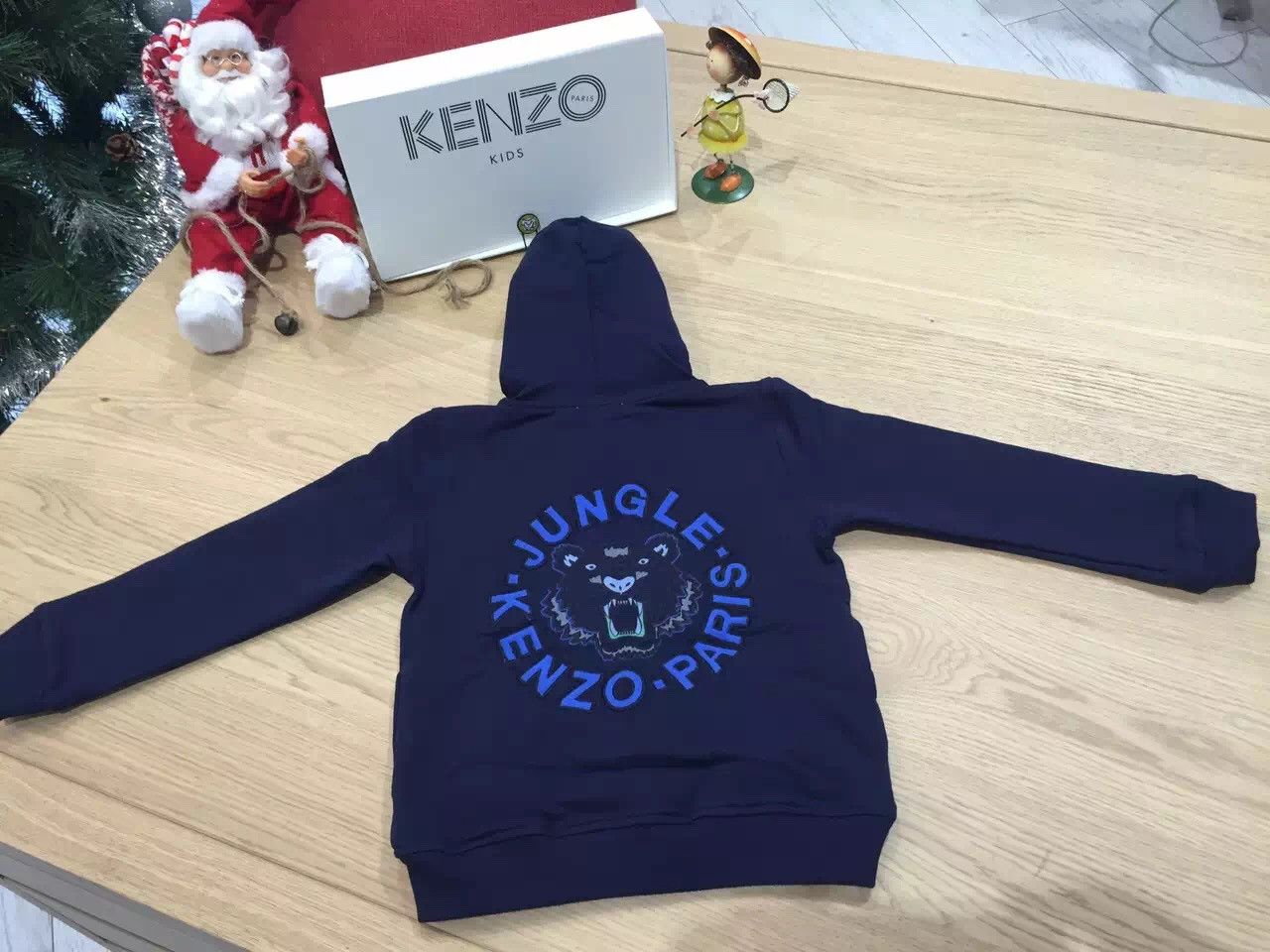 Boys Black Cotton Hooded Zip-up Top - CÉMAROSE | Children's Fashion Store - 2