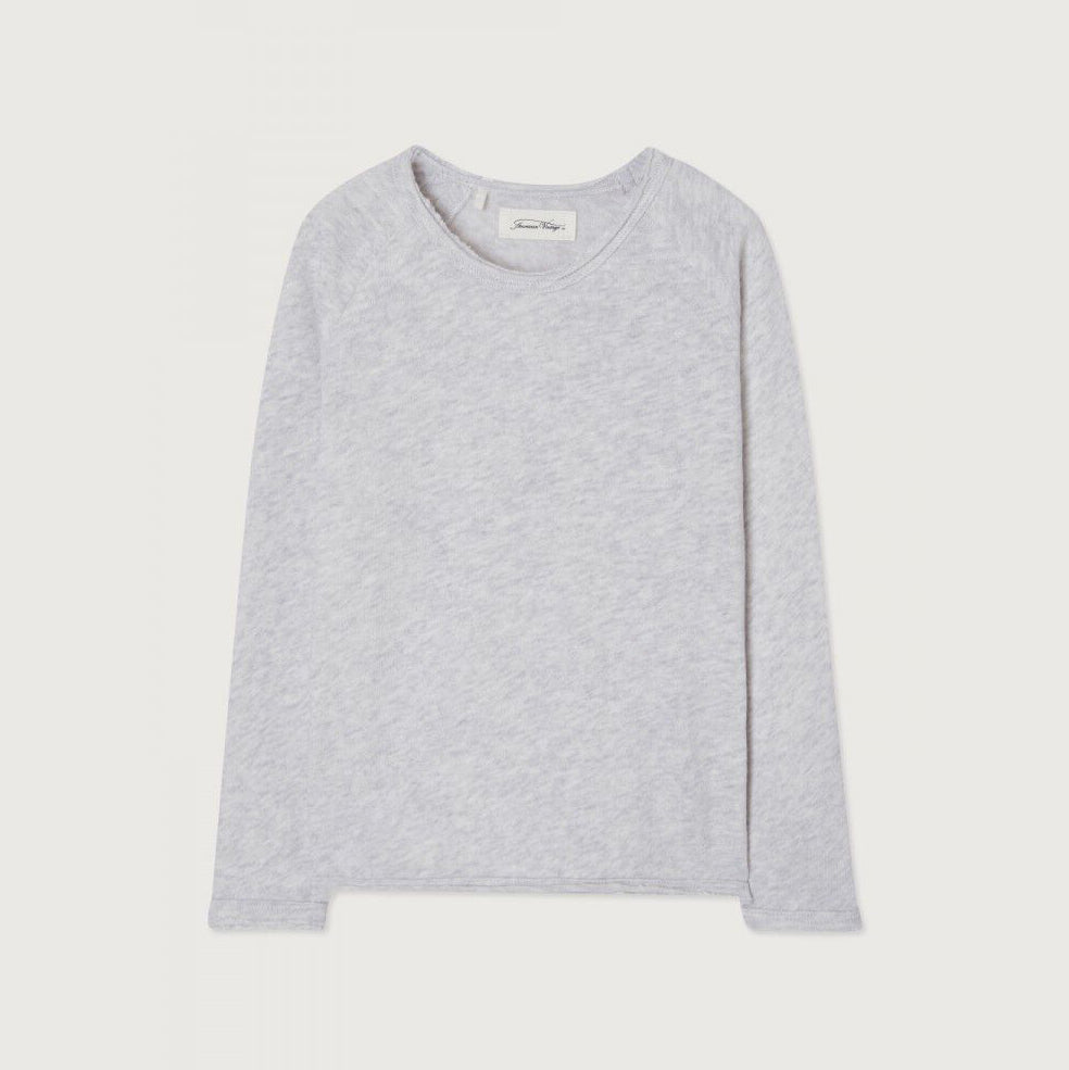 Boys & Girls Light Grey Cotton T-Shirt