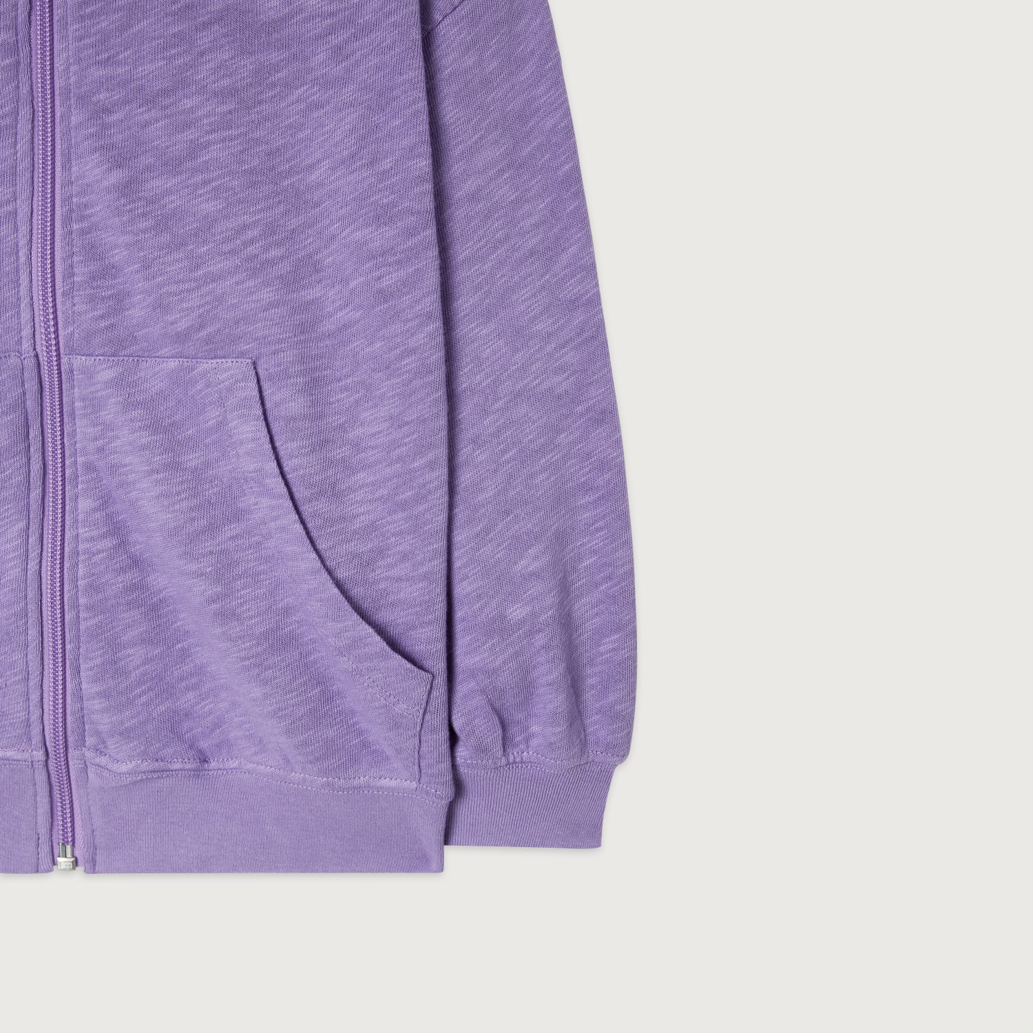 Boys & Girls Purple Hooded Zip-Up Top