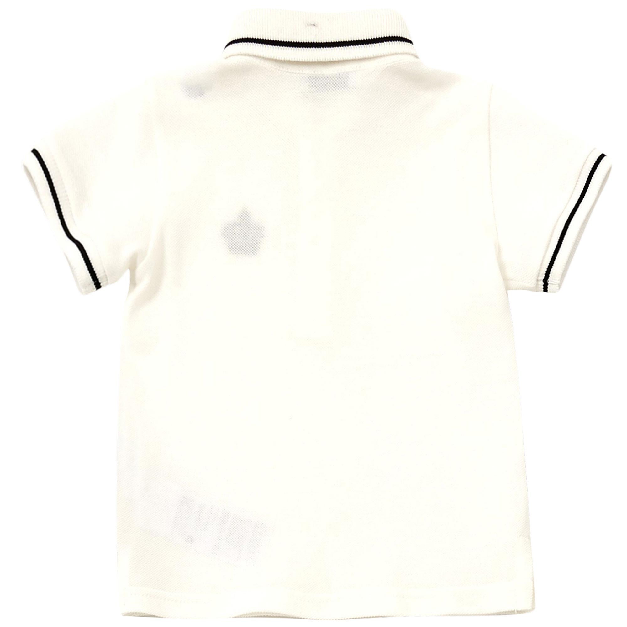 Baby Boys Ivory 'Corone' Polo Shirt