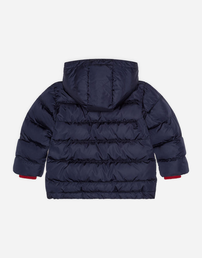 Boys Dark Blue Down Jacket