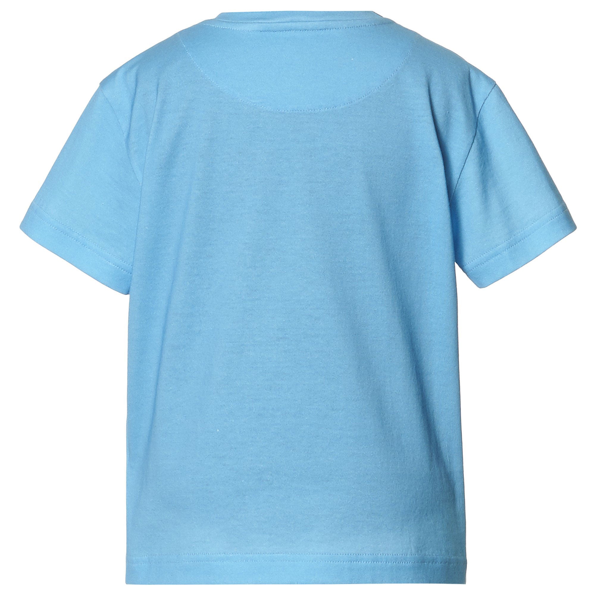 Boys Light Blue Tree Printed Trims T-shirt - CÉMAROSE | Children's Fashion Store - 2