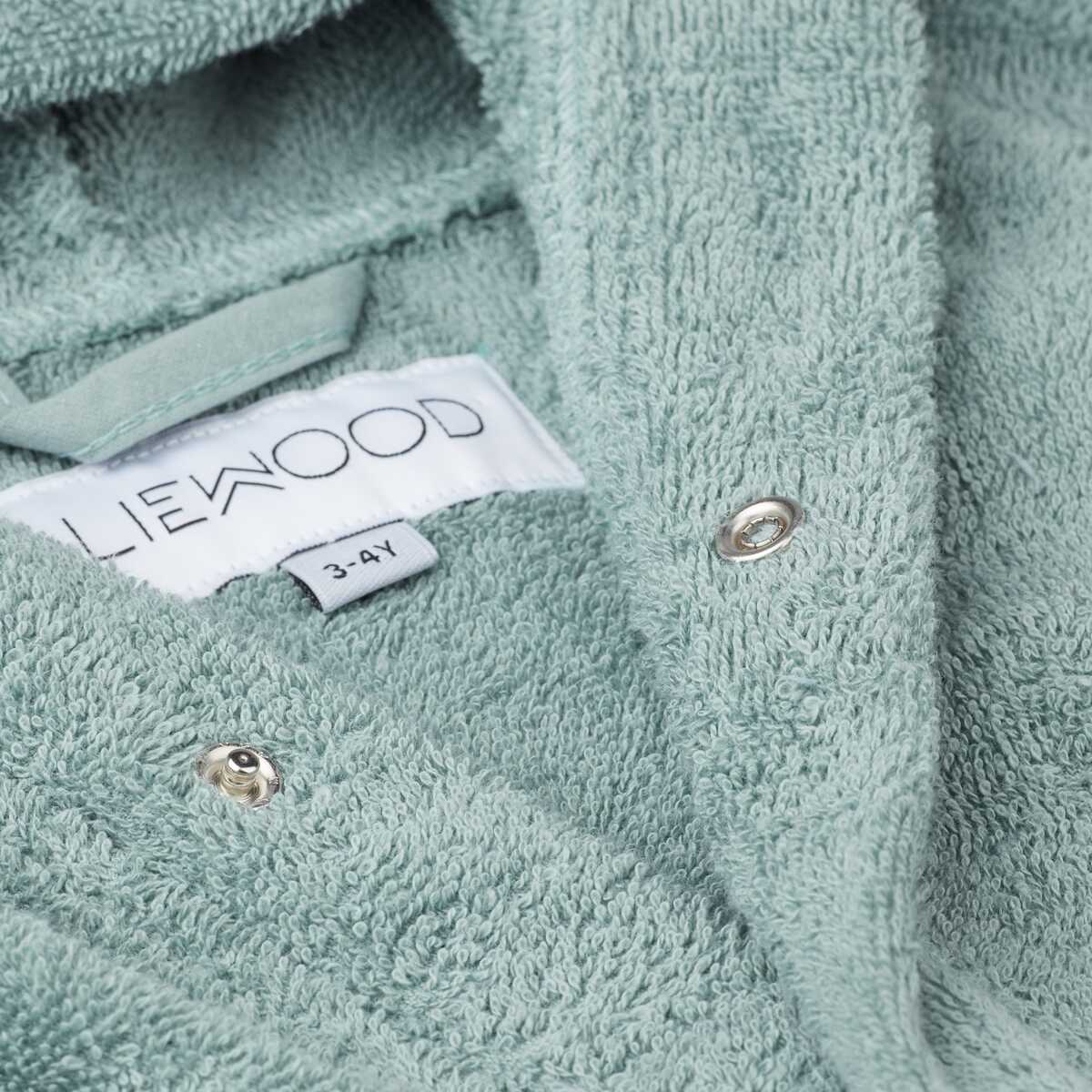 Boys & Girls Green Rabbit Bathrobe