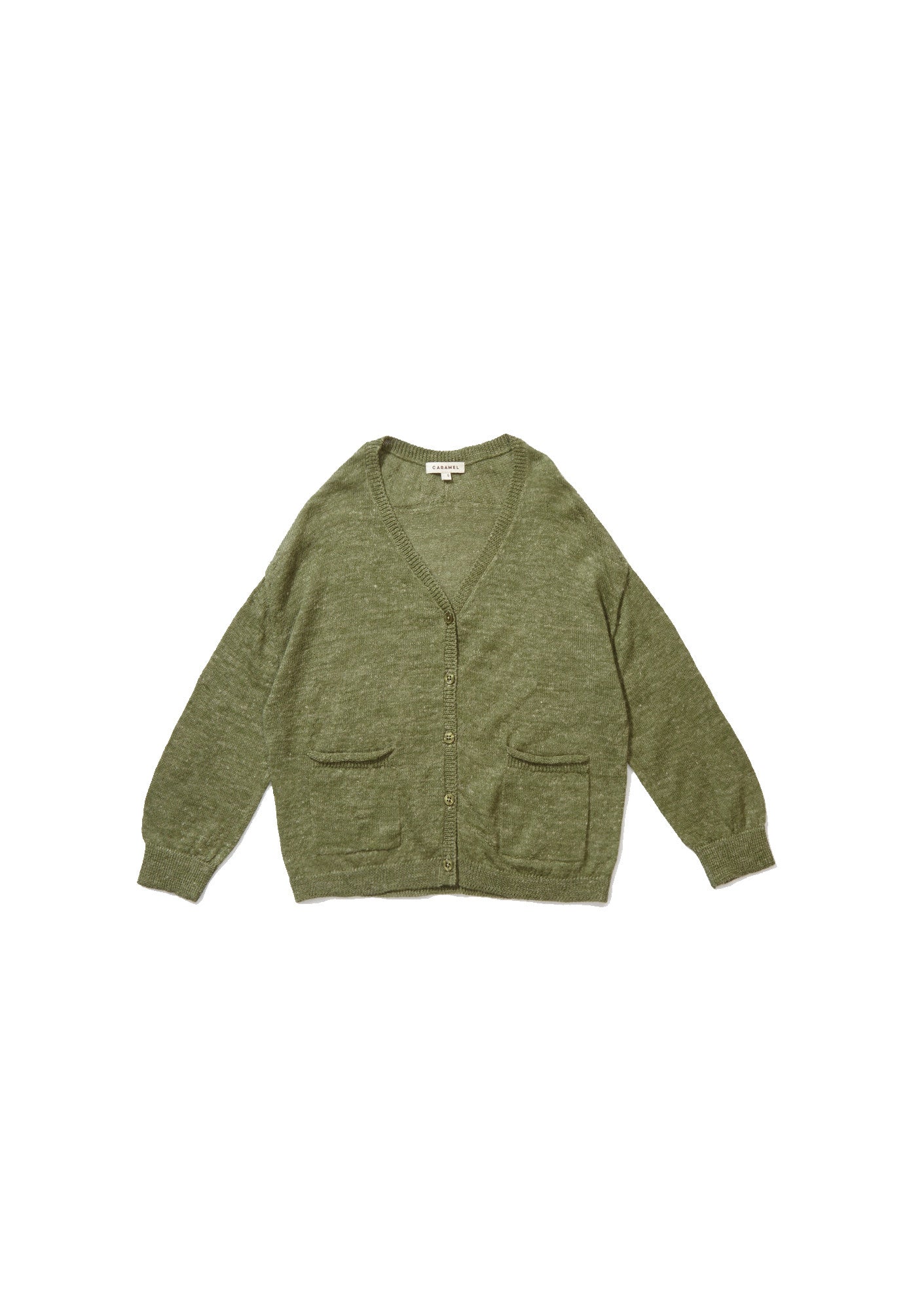 Boys & Girls Dark Green Knitted Cardigan