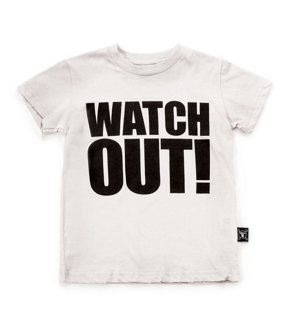 Girls White Cotton T-shirt