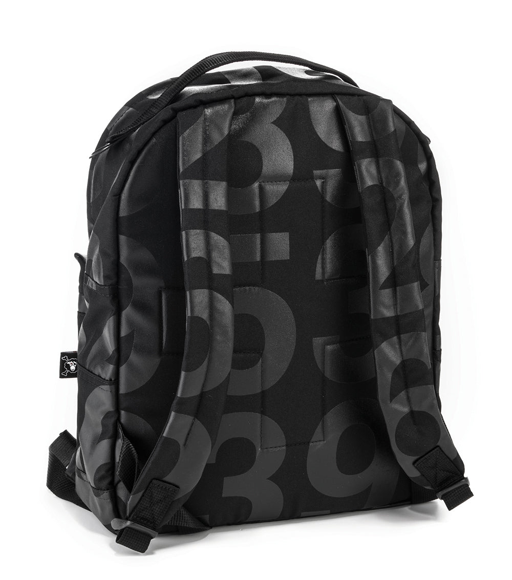 Baby Boys Black Number Backpack