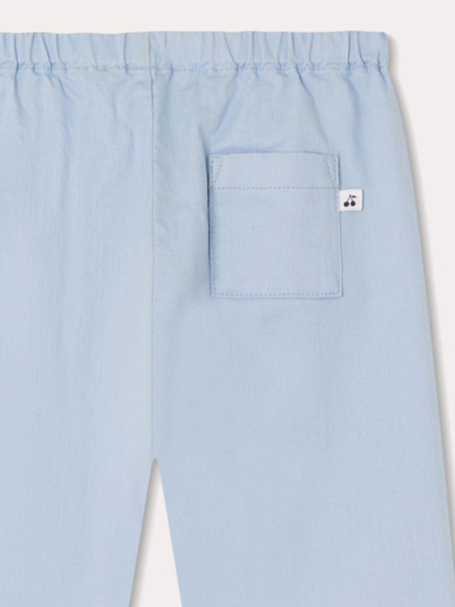 Baby Boys Blue Cotton Trousers