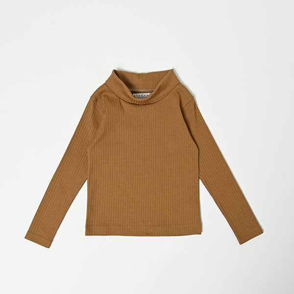 Boys & Girls Brown Cotton T-Shirt