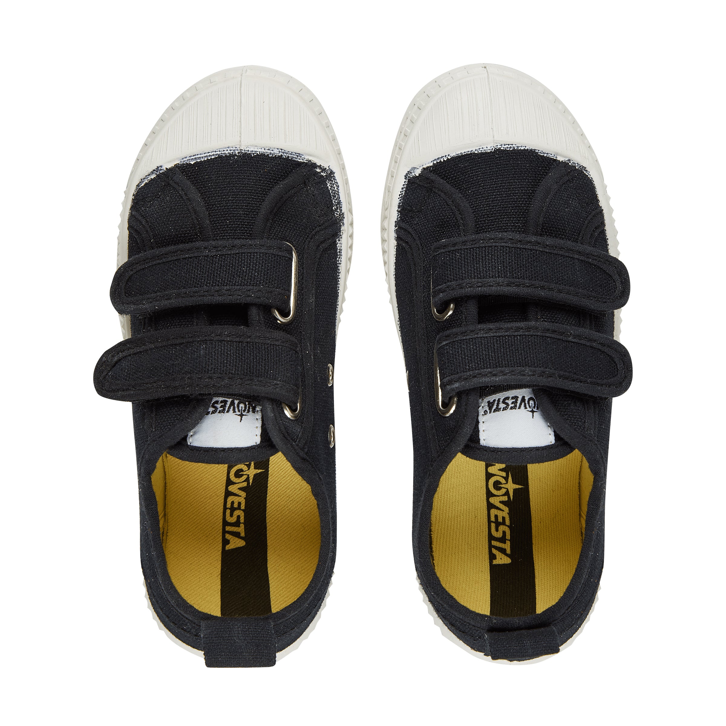 Boys Black Velcro Shoes