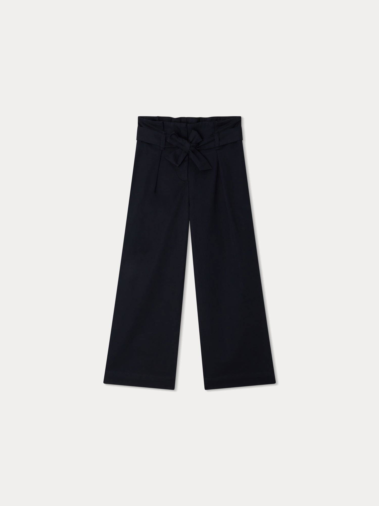 Boys & Girls Black Cotton Trousers