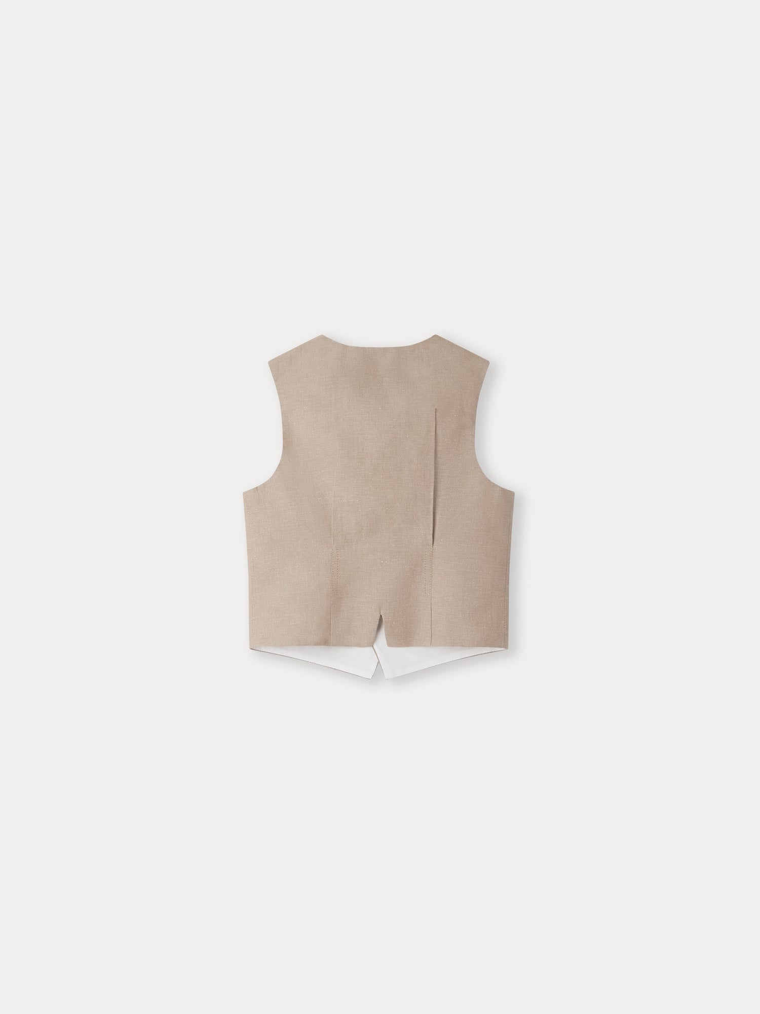 Boys Beige Gilet