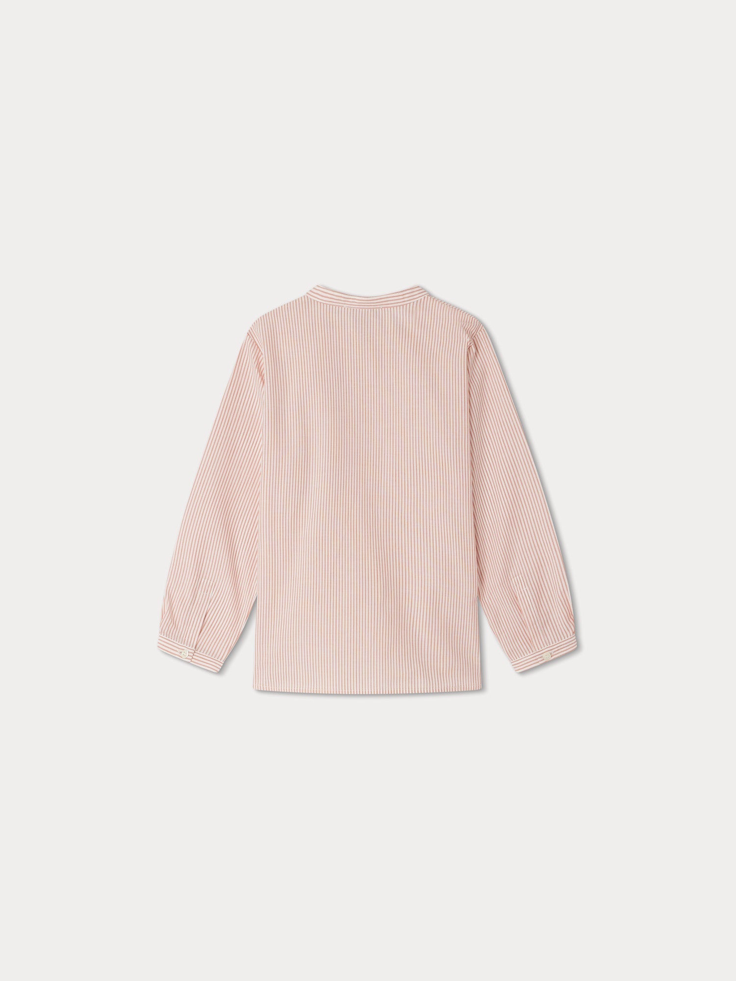 Boys Pink Stripes Cotton Shirt