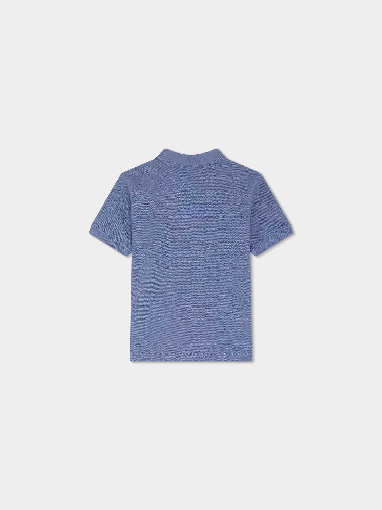 Boys Blue Cotton Polo Shirt