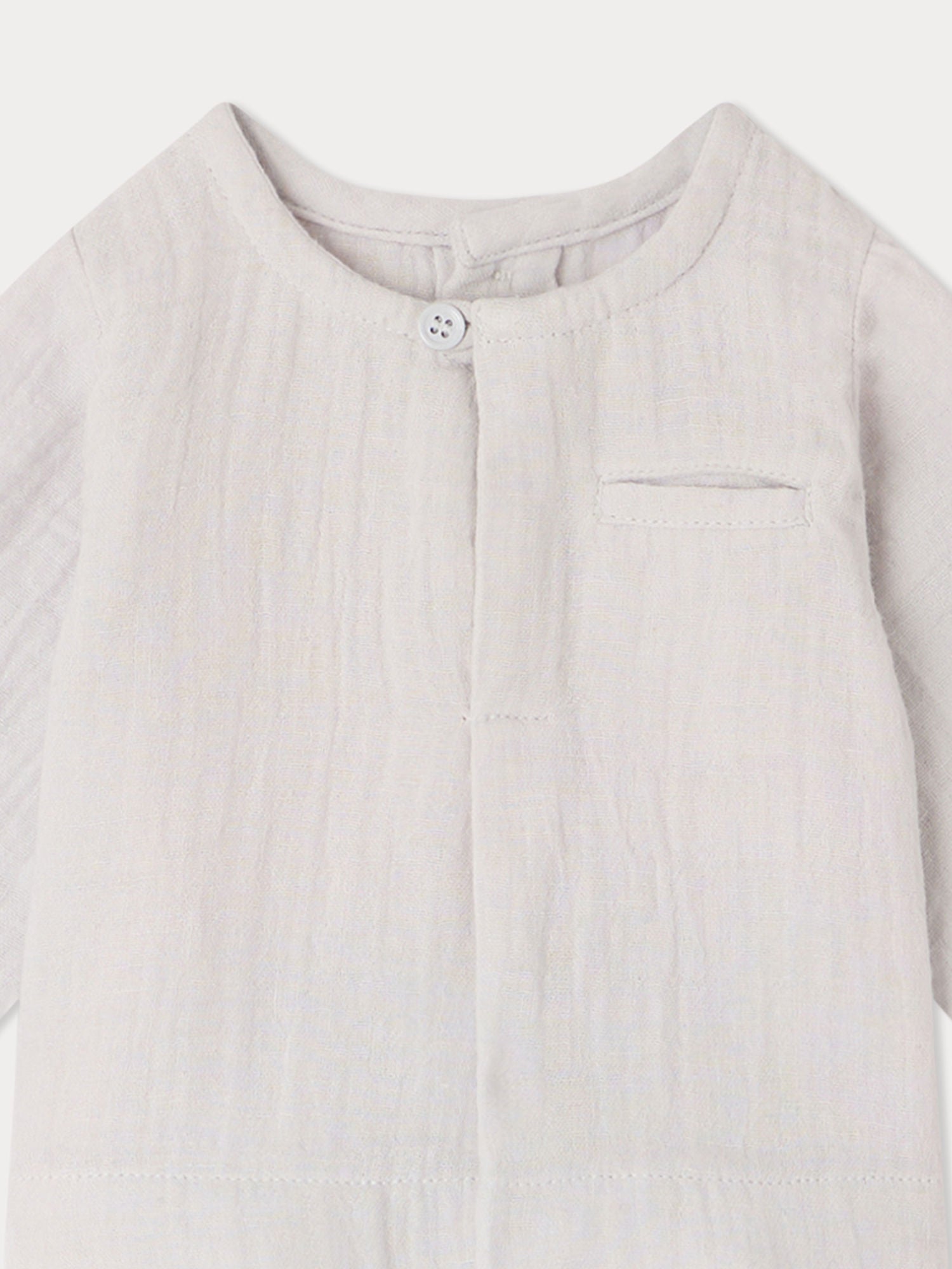 Baby Boys & Girls Blue Grey Cotton Cardigan