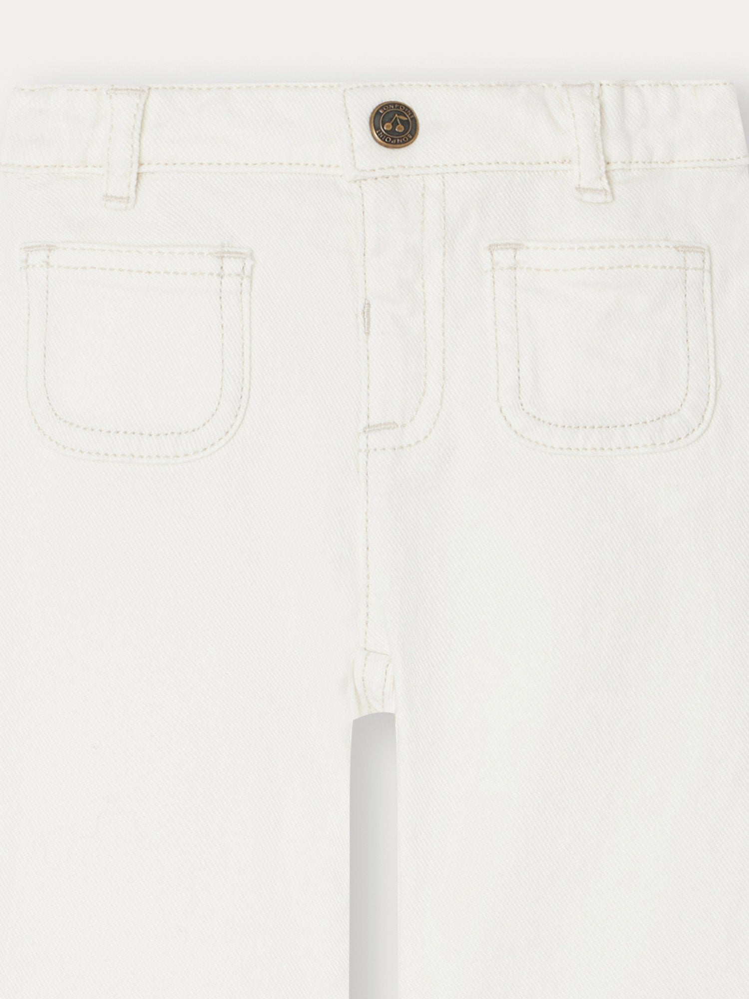 Baby Boys & Girls White Trousers