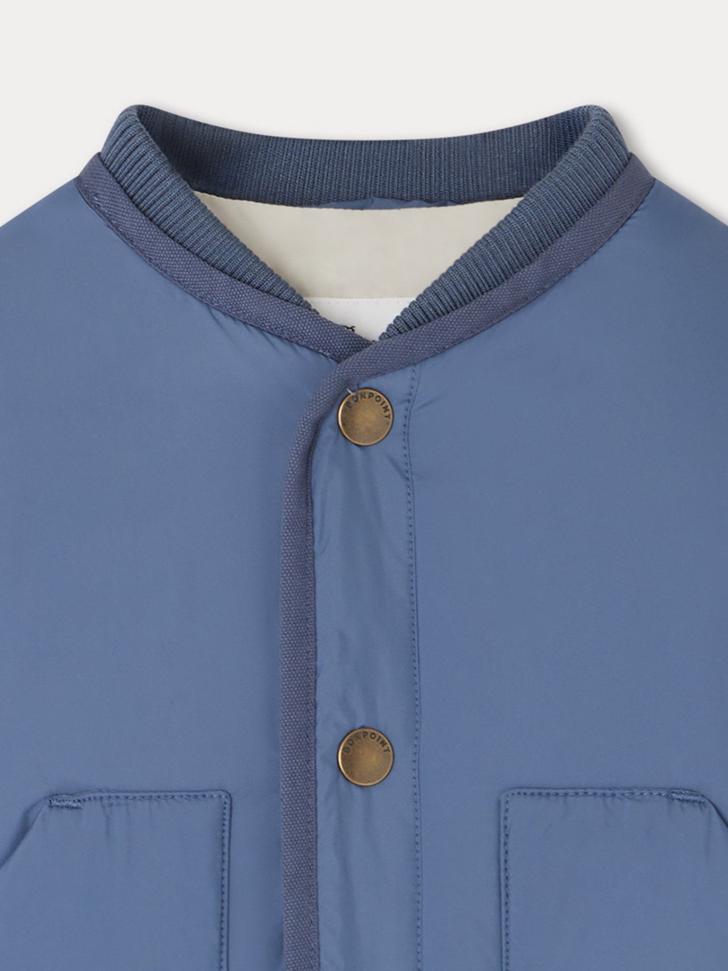 Baby Boys Blue Padded Coat