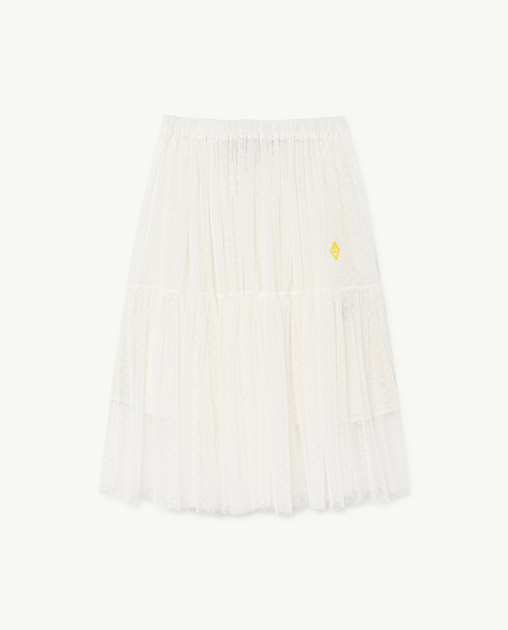 Girls White Logo Skirt