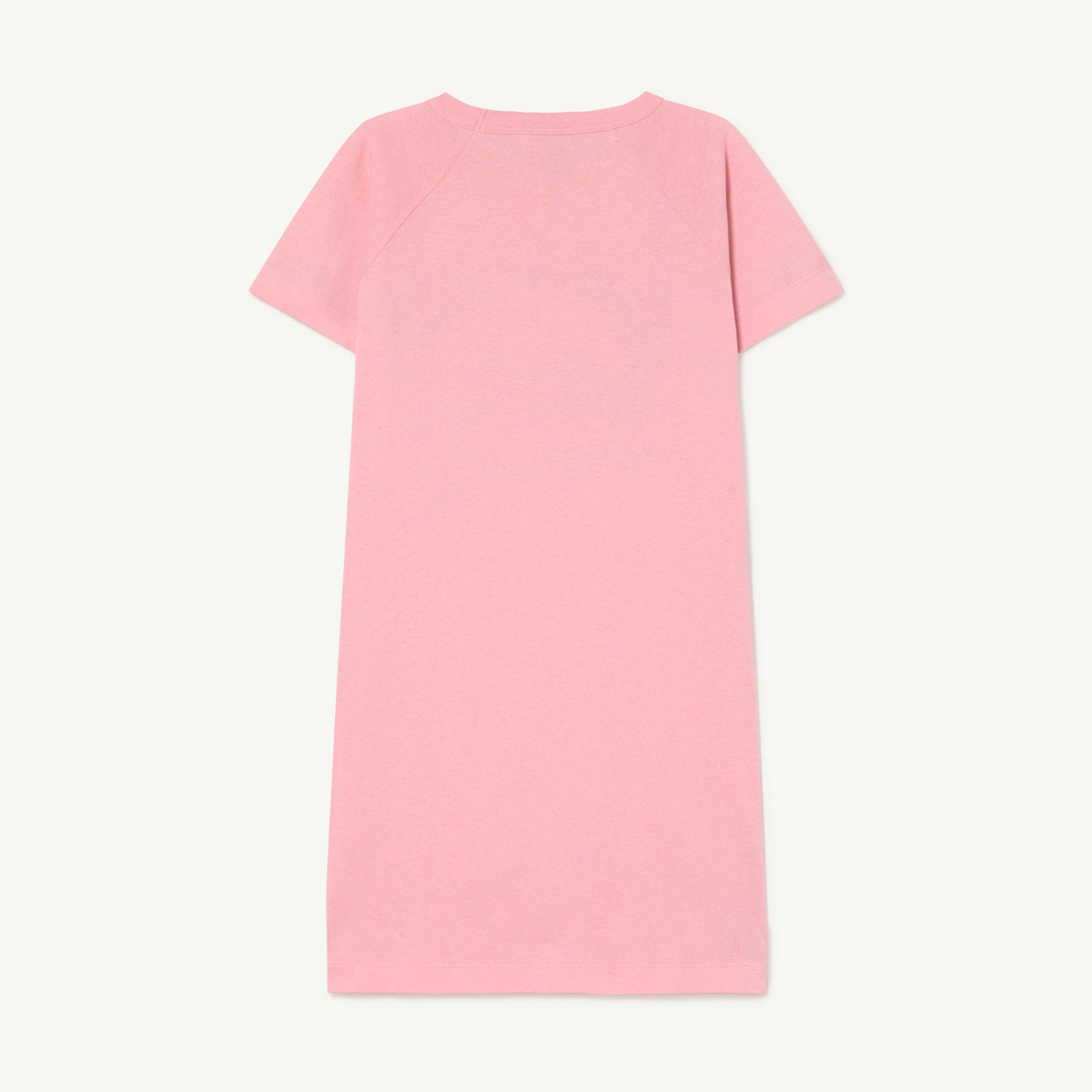 Girls Pink Printed Cotton Dress