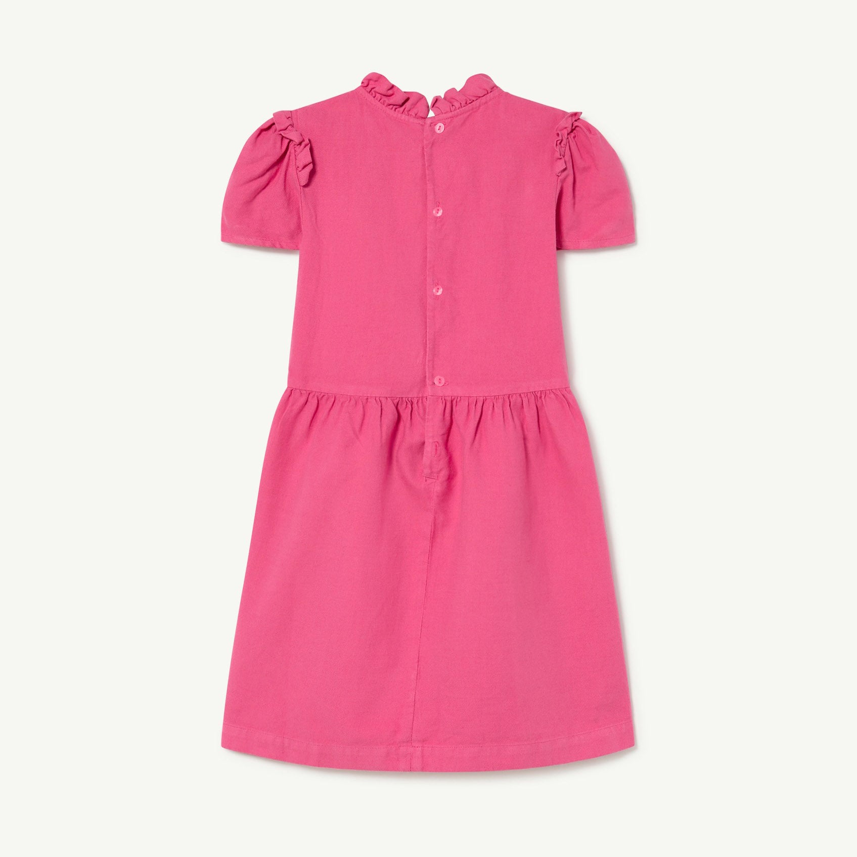 Girls Pink Logo Cotton Dress