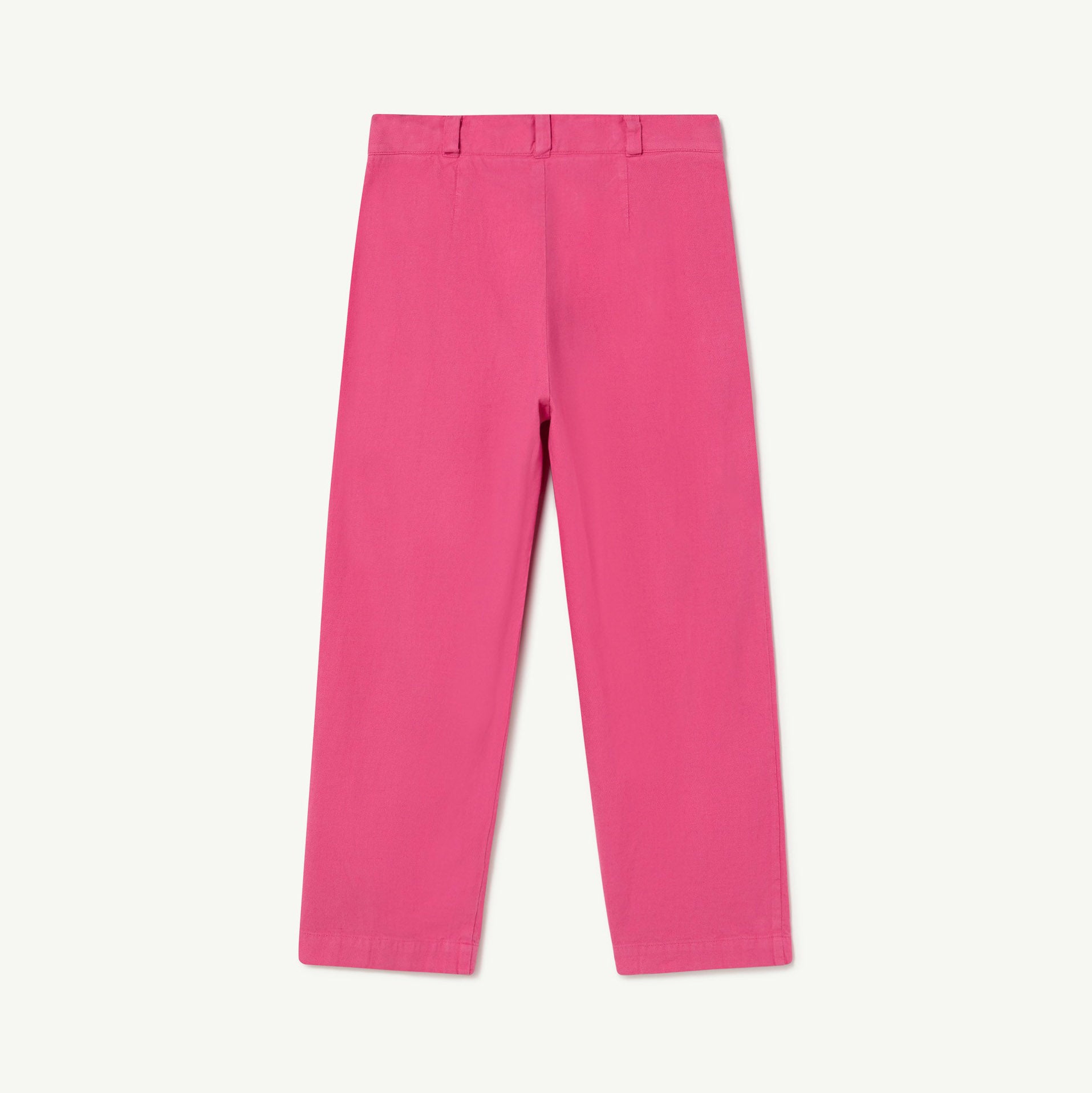 Girls Pink Logo Cotton Trousers