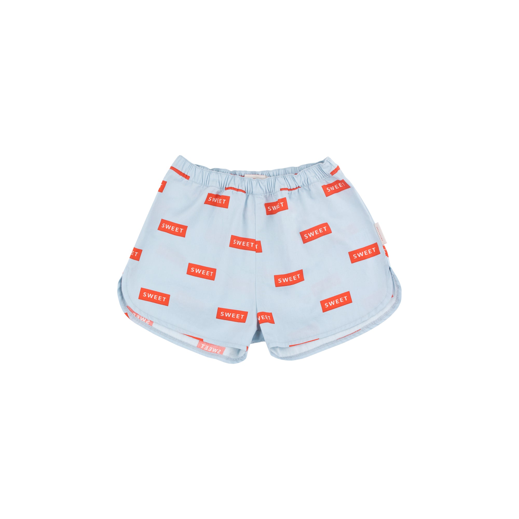 Boys & Girls Mild Blue Cotton Shorts