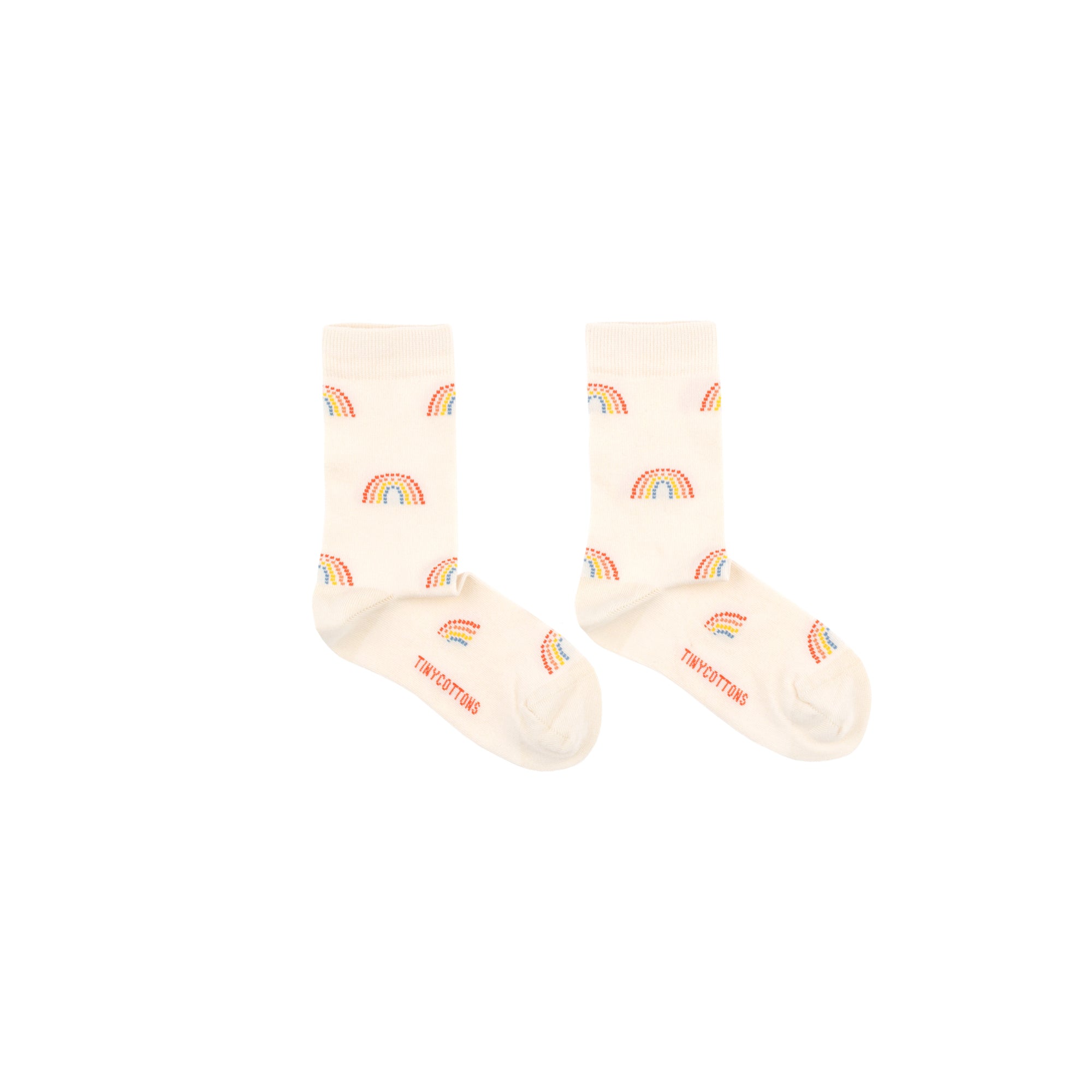 Boys & Girls Cream Cotton Socks