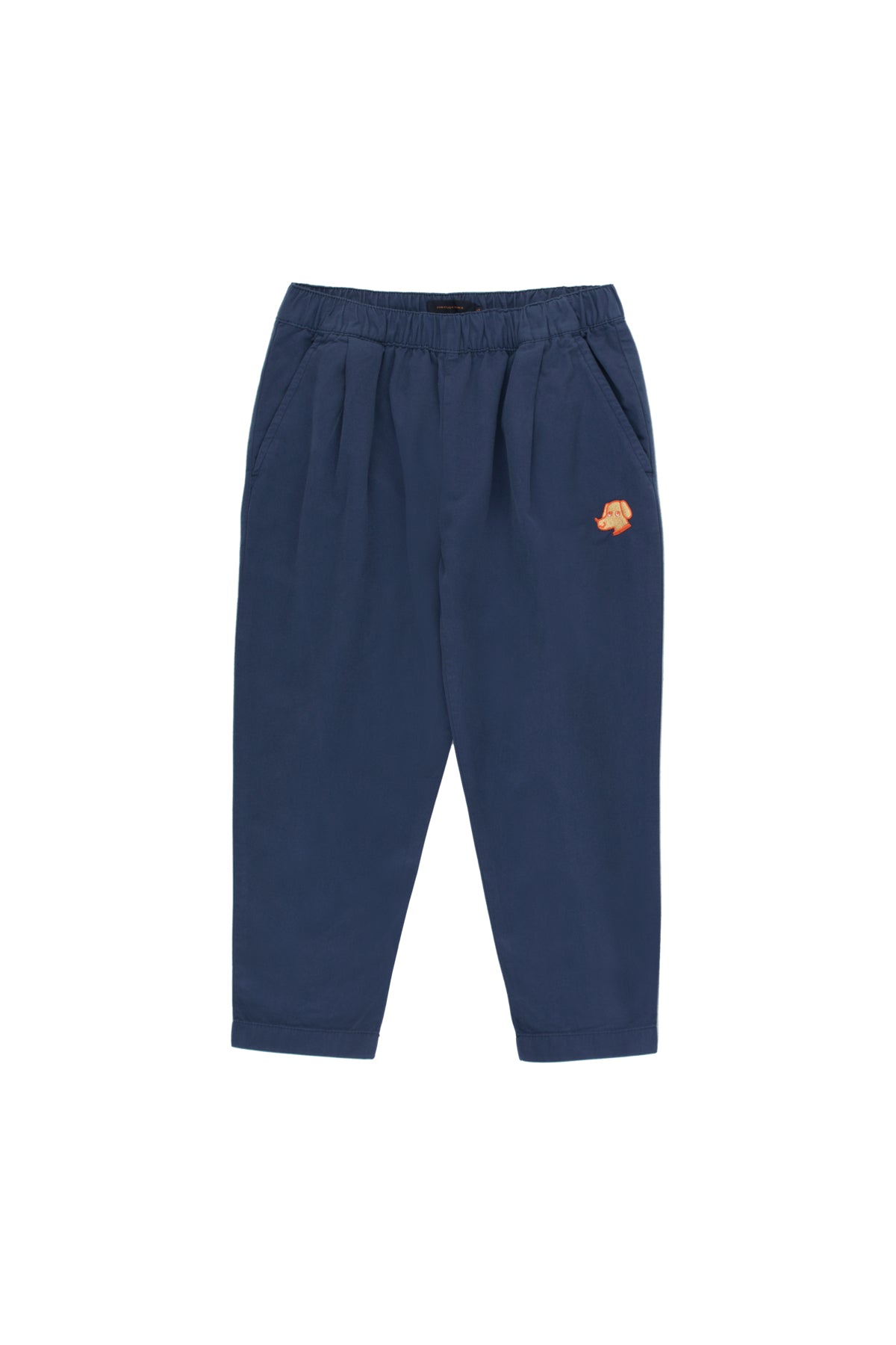 Boys & Girls Navy Dog Cotton Trousers