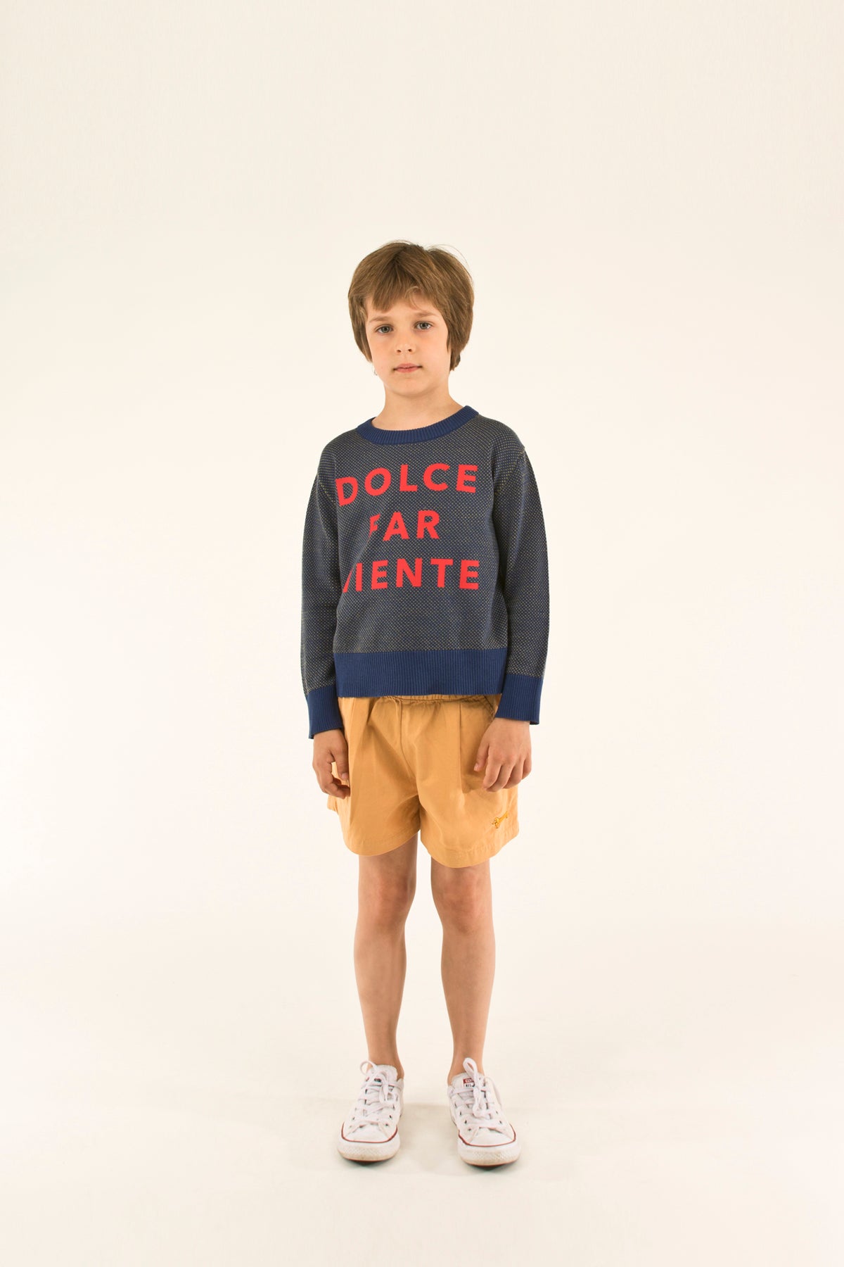 Boys & Girls Toffee Cotton Shorts
