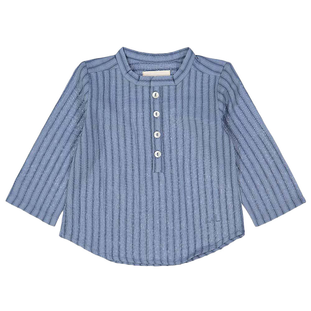 Baby Boys Striped Cotton Shirt