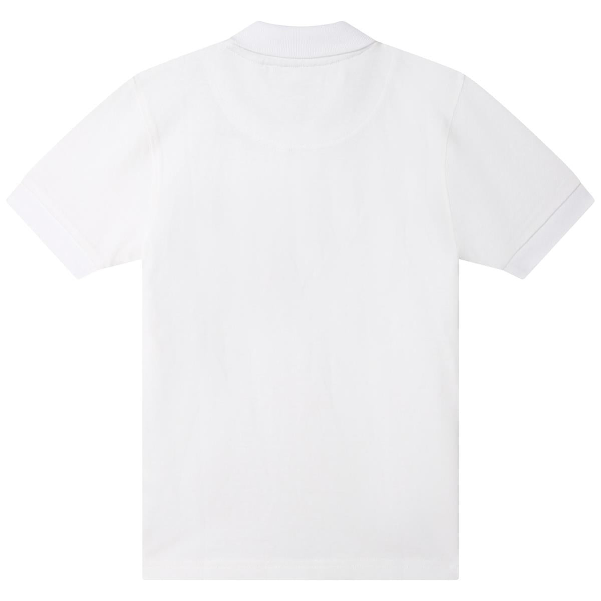 Boys & Girls White Poloshirts
