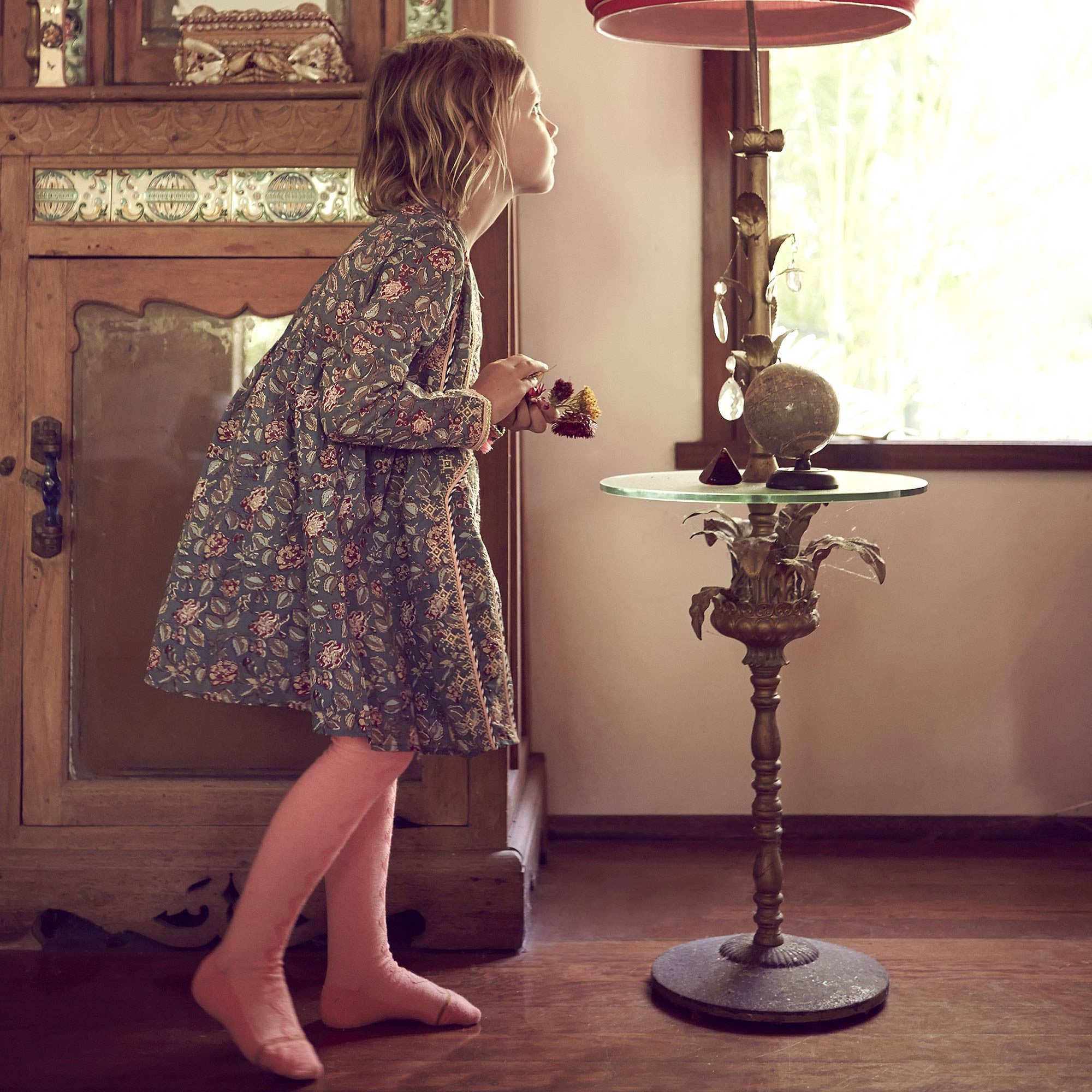 Girls Pink 'Iceberg' Tight - CÉMAROSE | Children's Fashion Store - 3