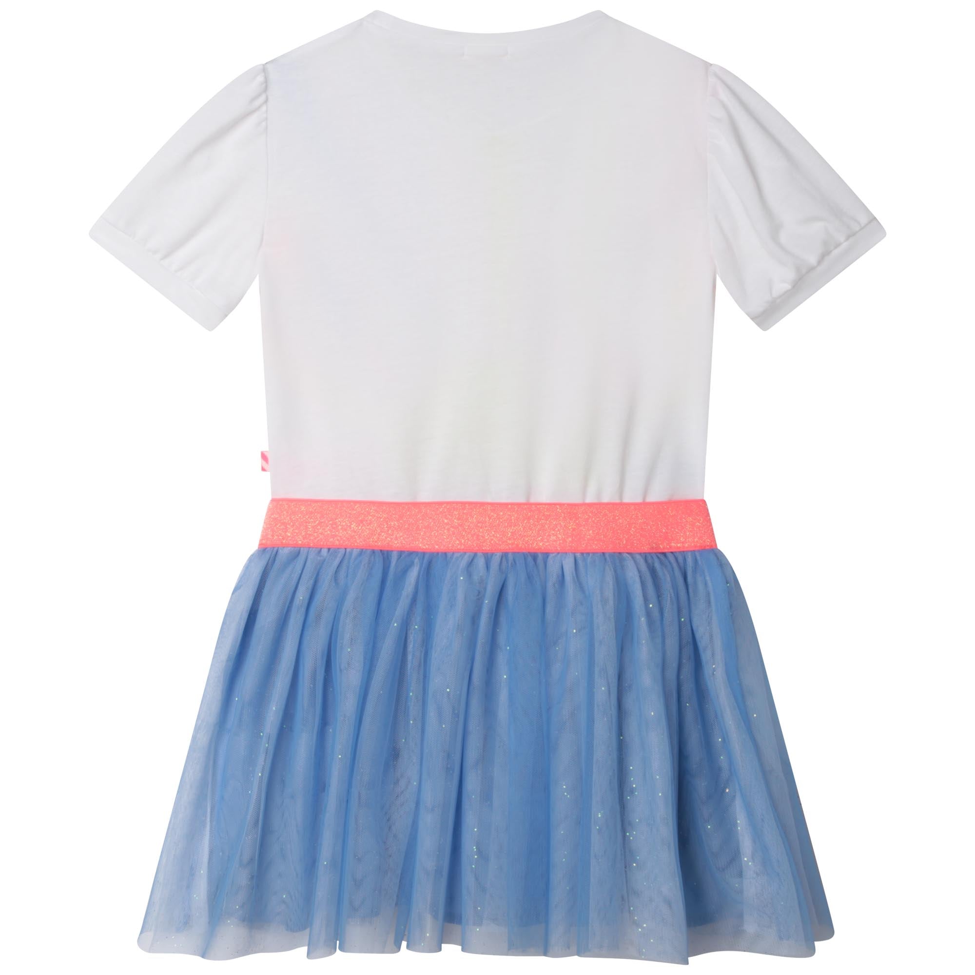 Girls White Sequin Dress