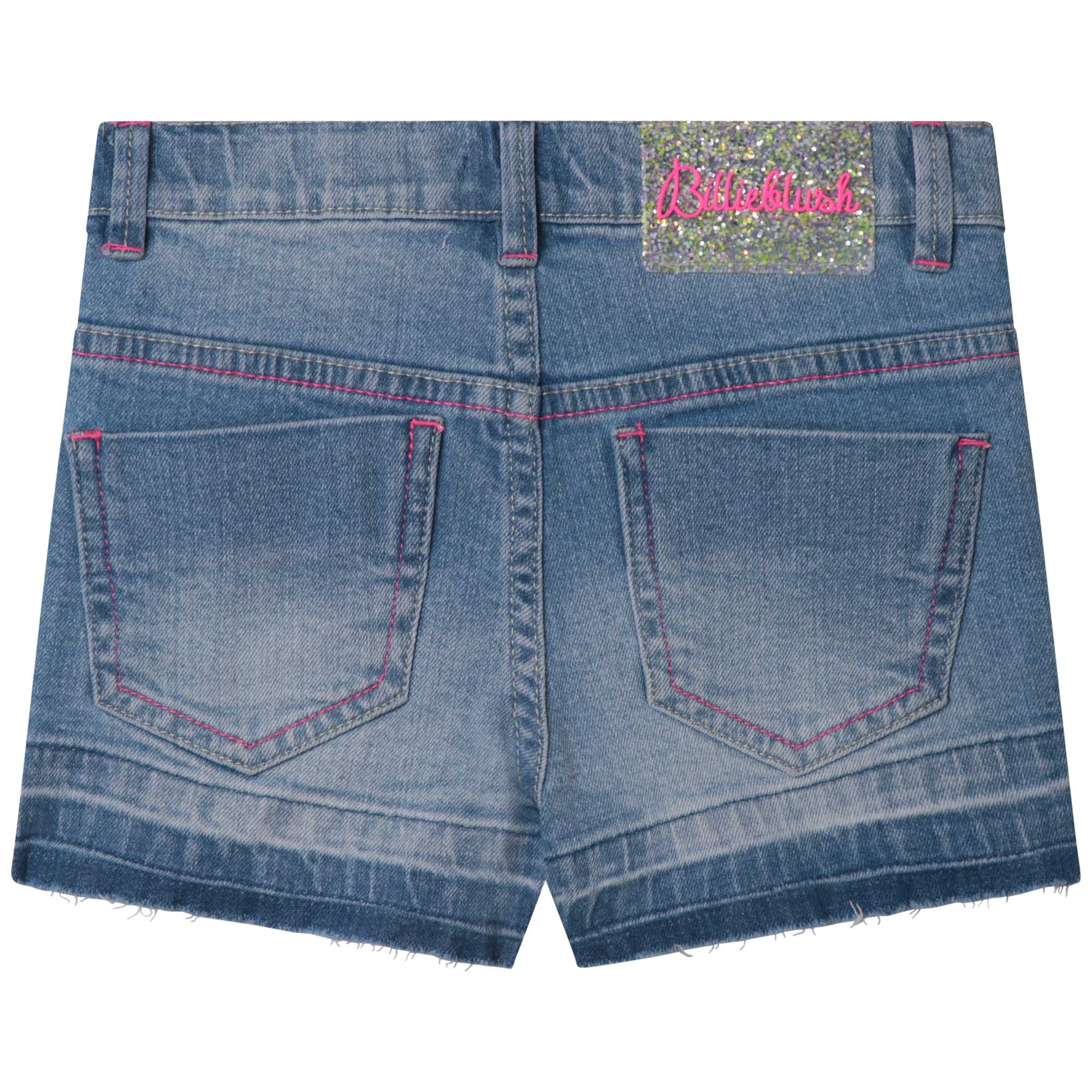 Girls Blue Denim Shorts