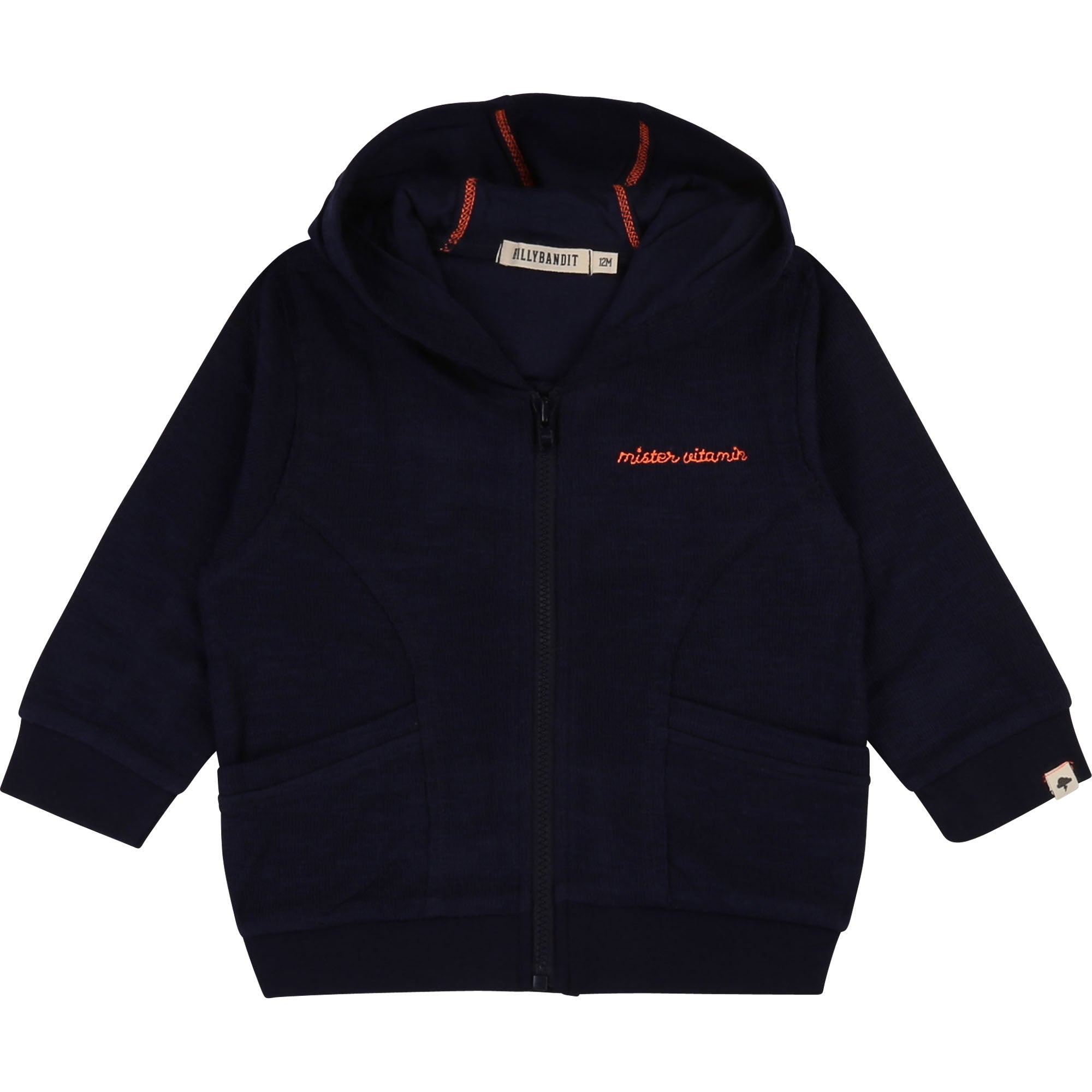 Baby Boys Indigo Blue Cotton Cardigan