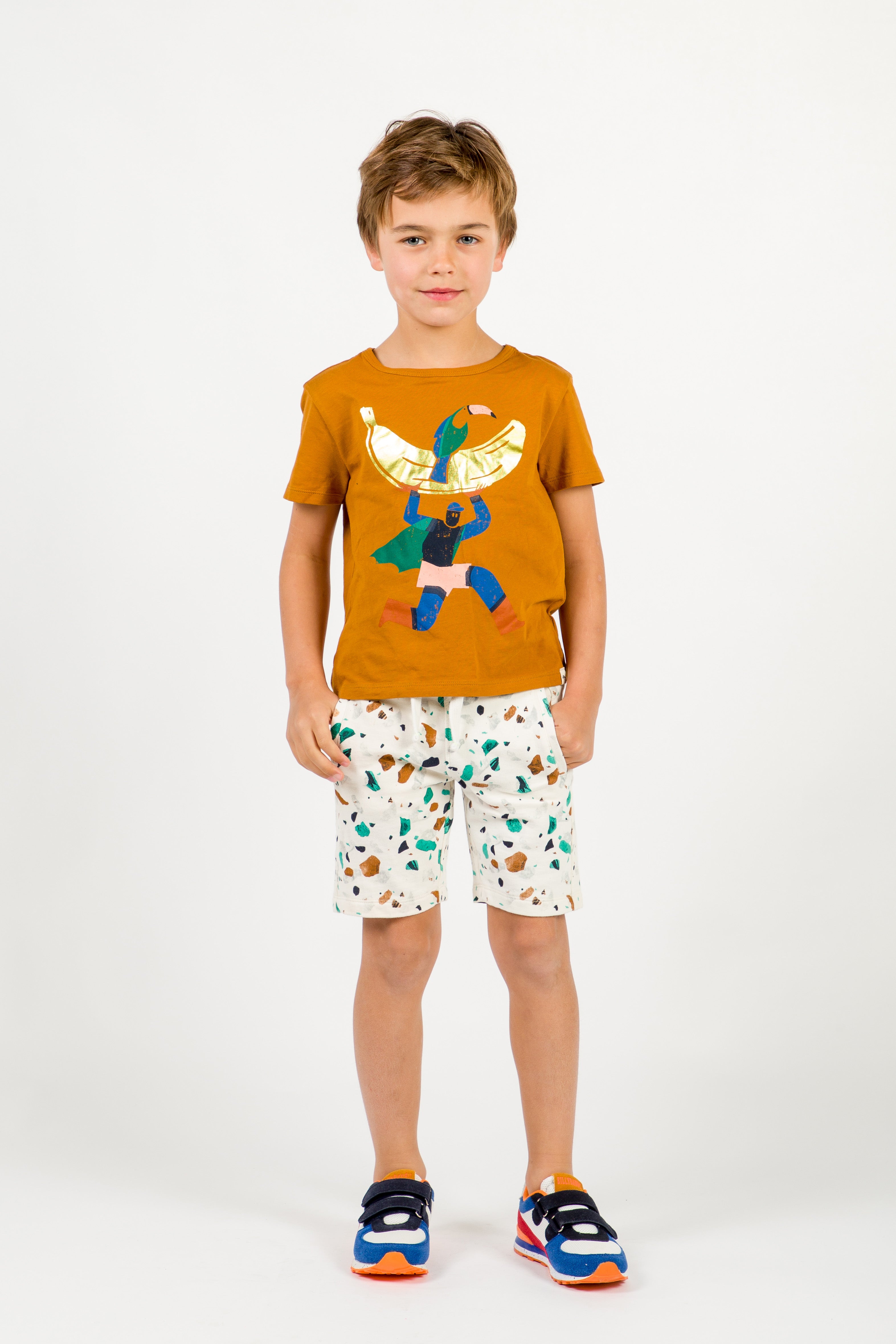 Boys Rice & Chromatic Ornament Shorts