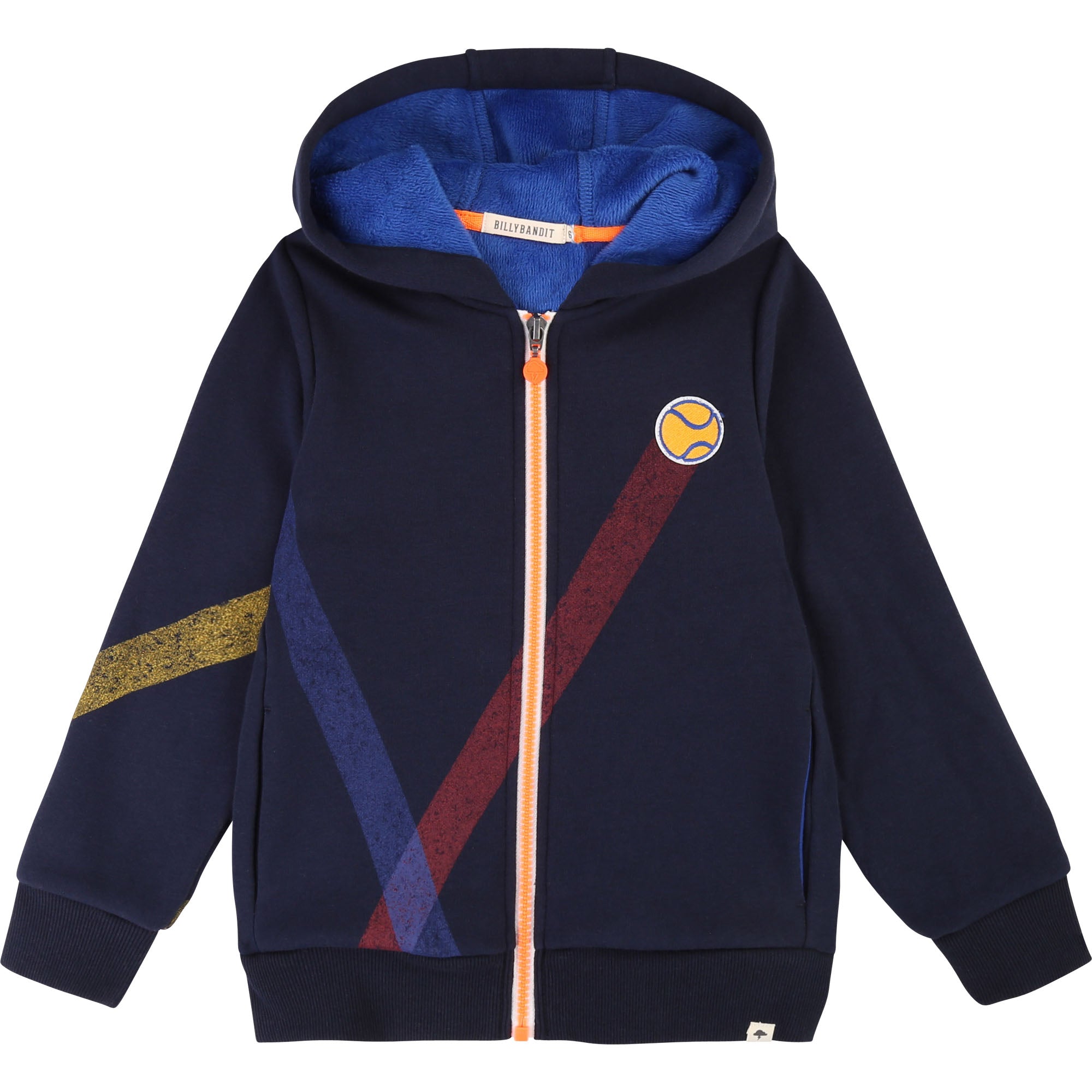 Boys Blue Hooded Sweatshirt