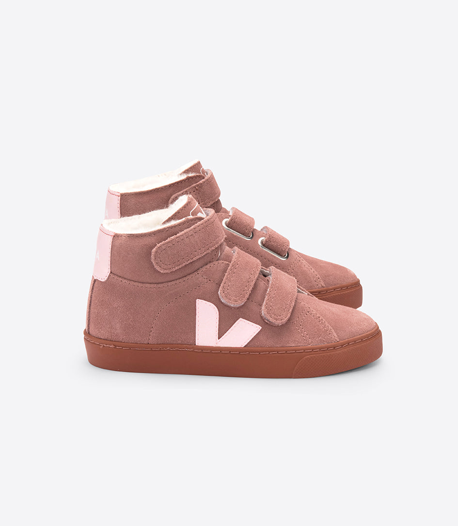 Baby Girls Rust "ESPLAR MID" Leather Shoes