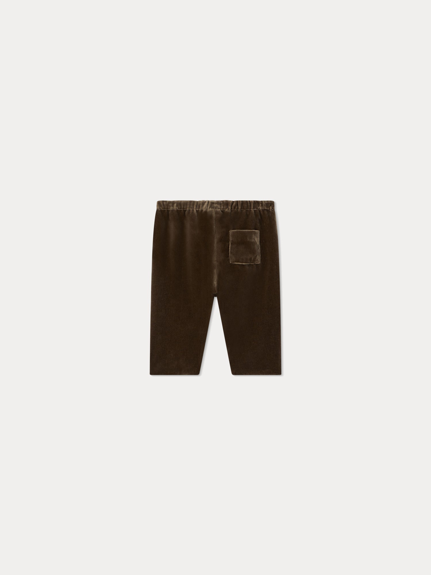 Baby Boys Taupe Velvet Trousers