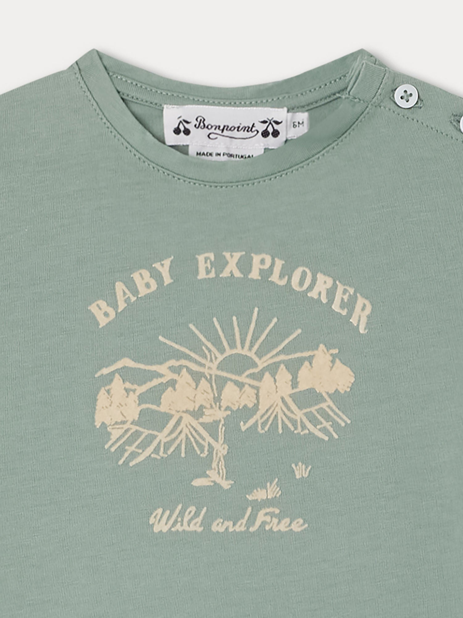 Baby Boys Printed Cotton T-Shirt