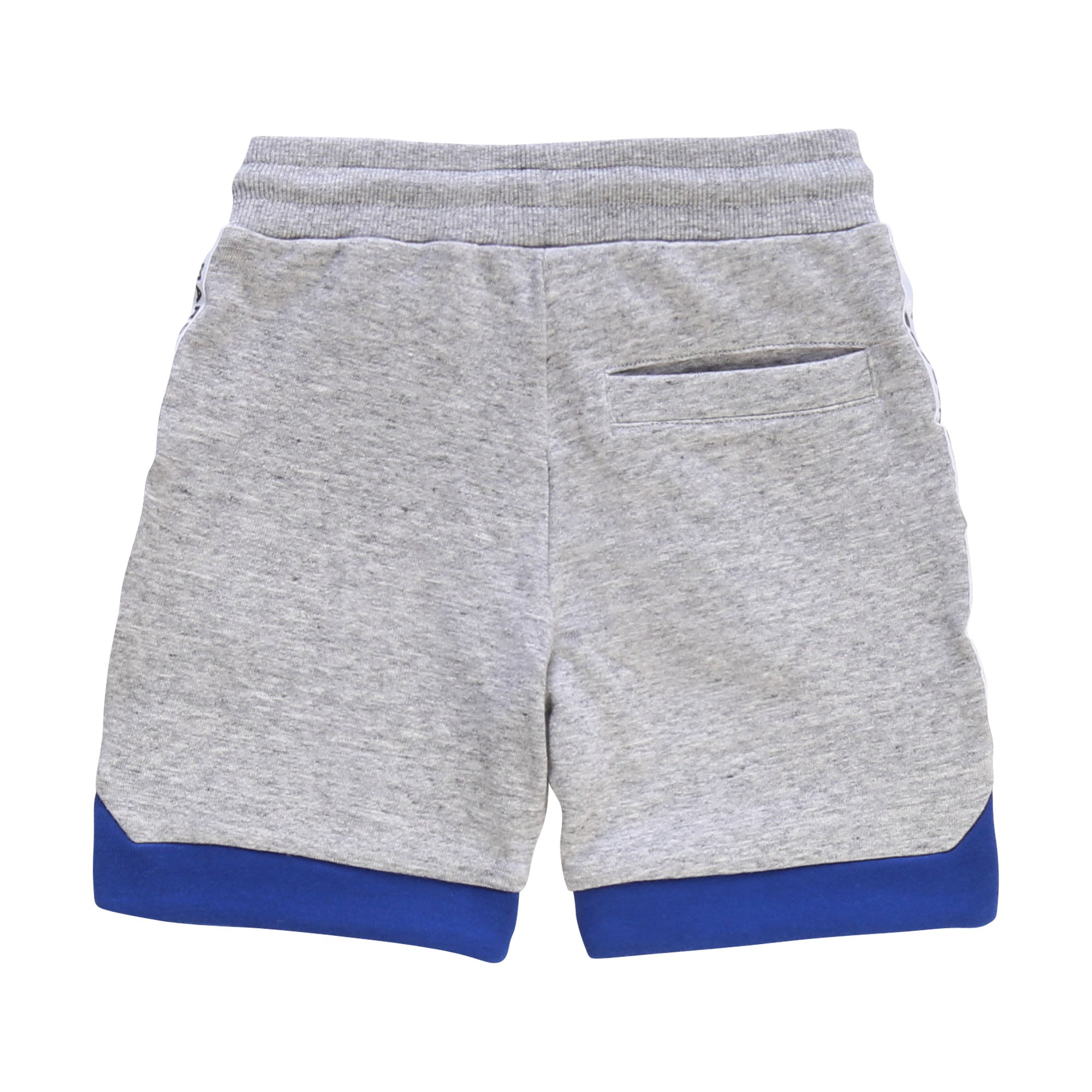 Boys Grey Cotton Shorts