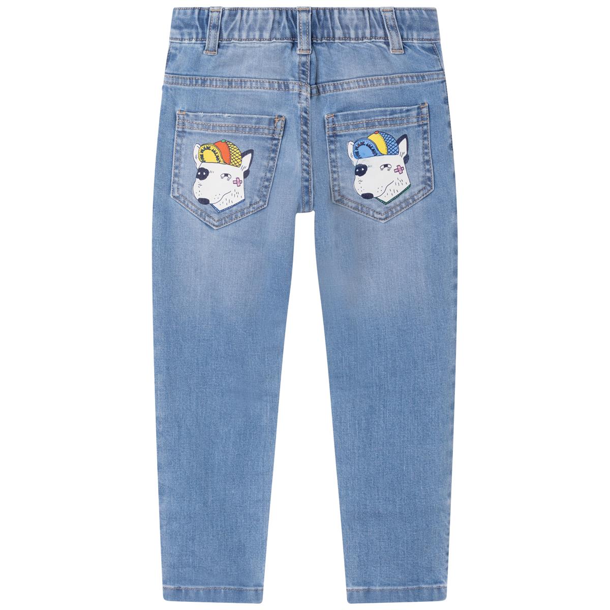 Pantalon en jean bleu pour garçons et filles