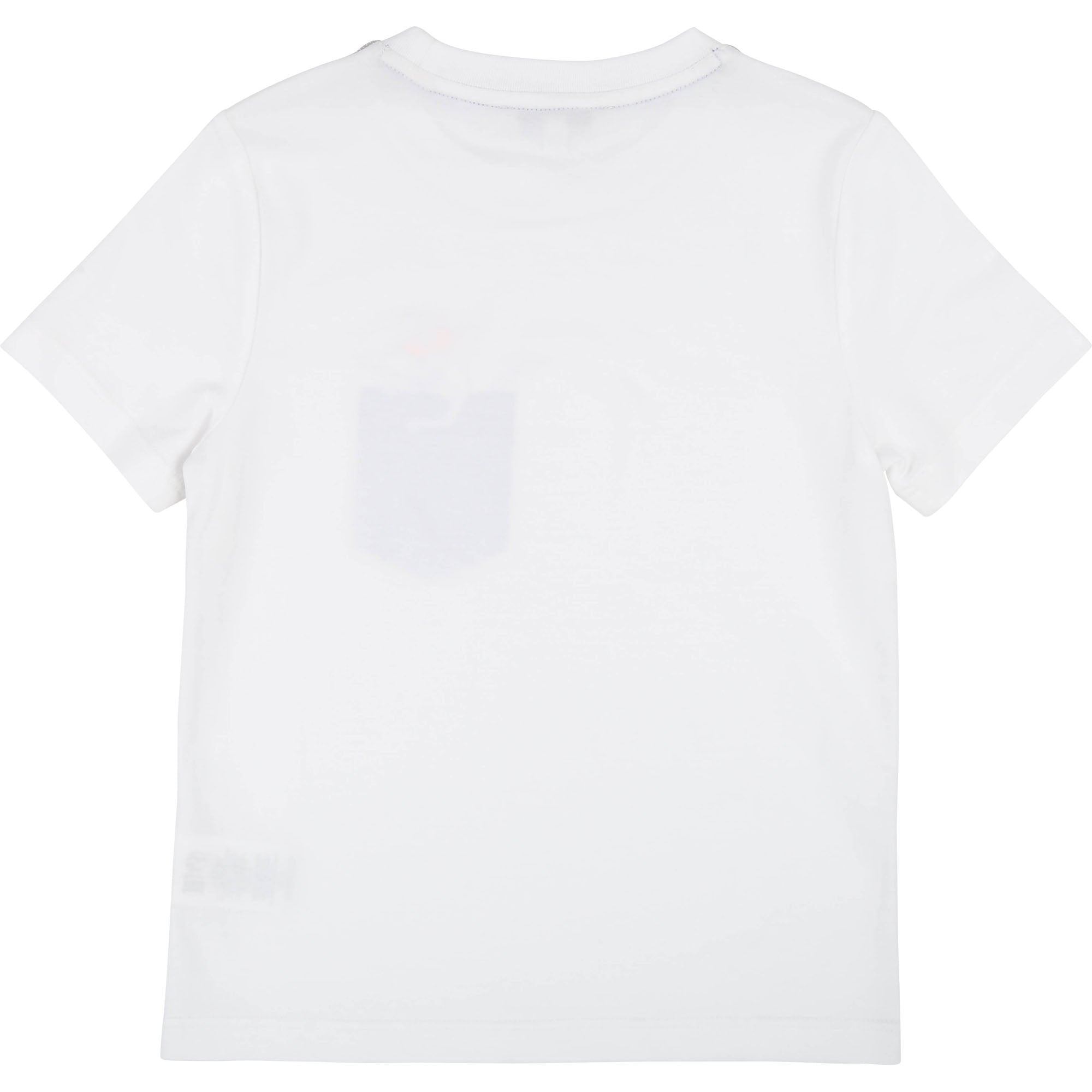 Boys White Cotton T-shirt
